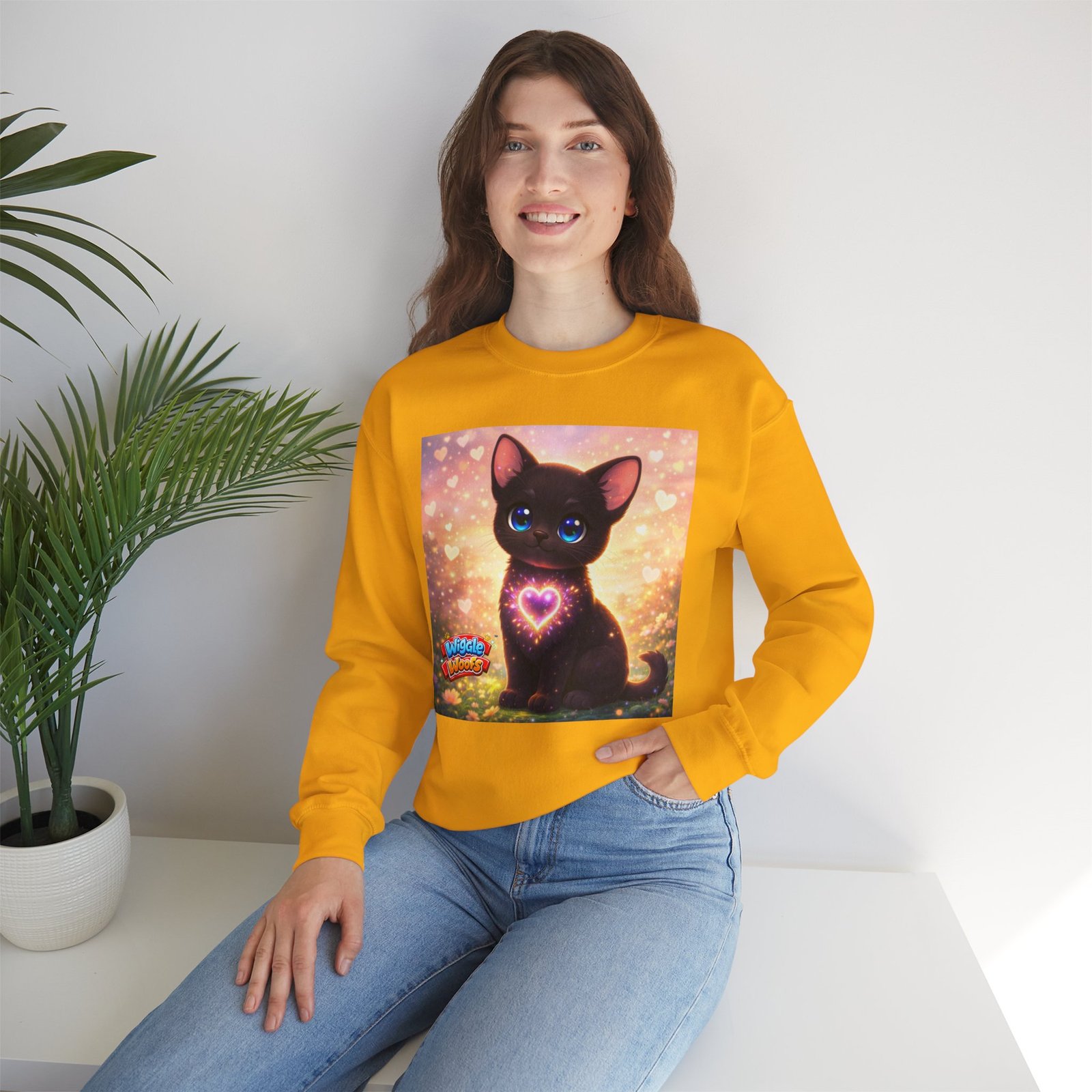Midnight Wiggle Woofs™ Heavy Blend Crewneck - Image 17