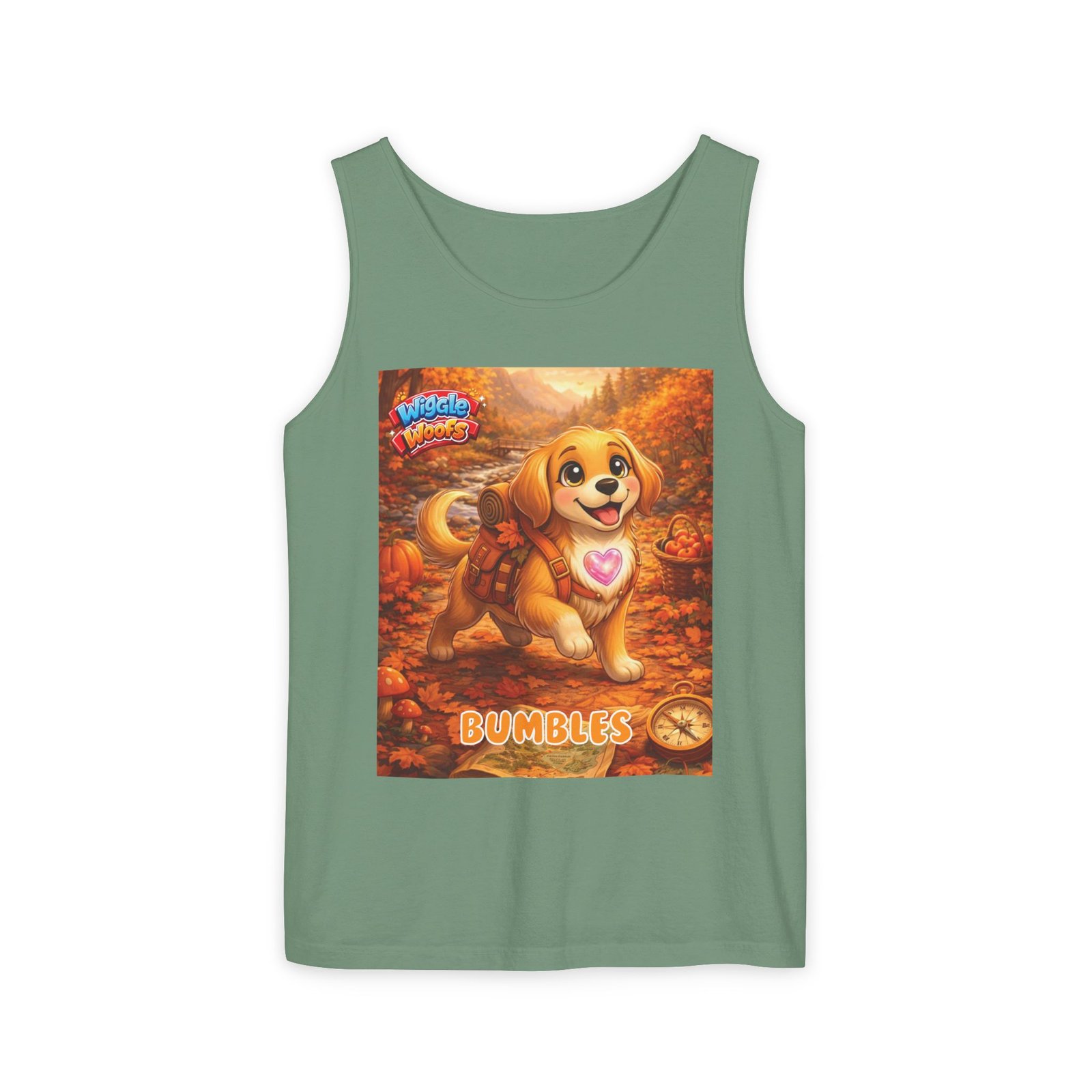 'Bumbles' Wiggle Woofs™ Unisex Garment-Dyed Tank Top - Image 9