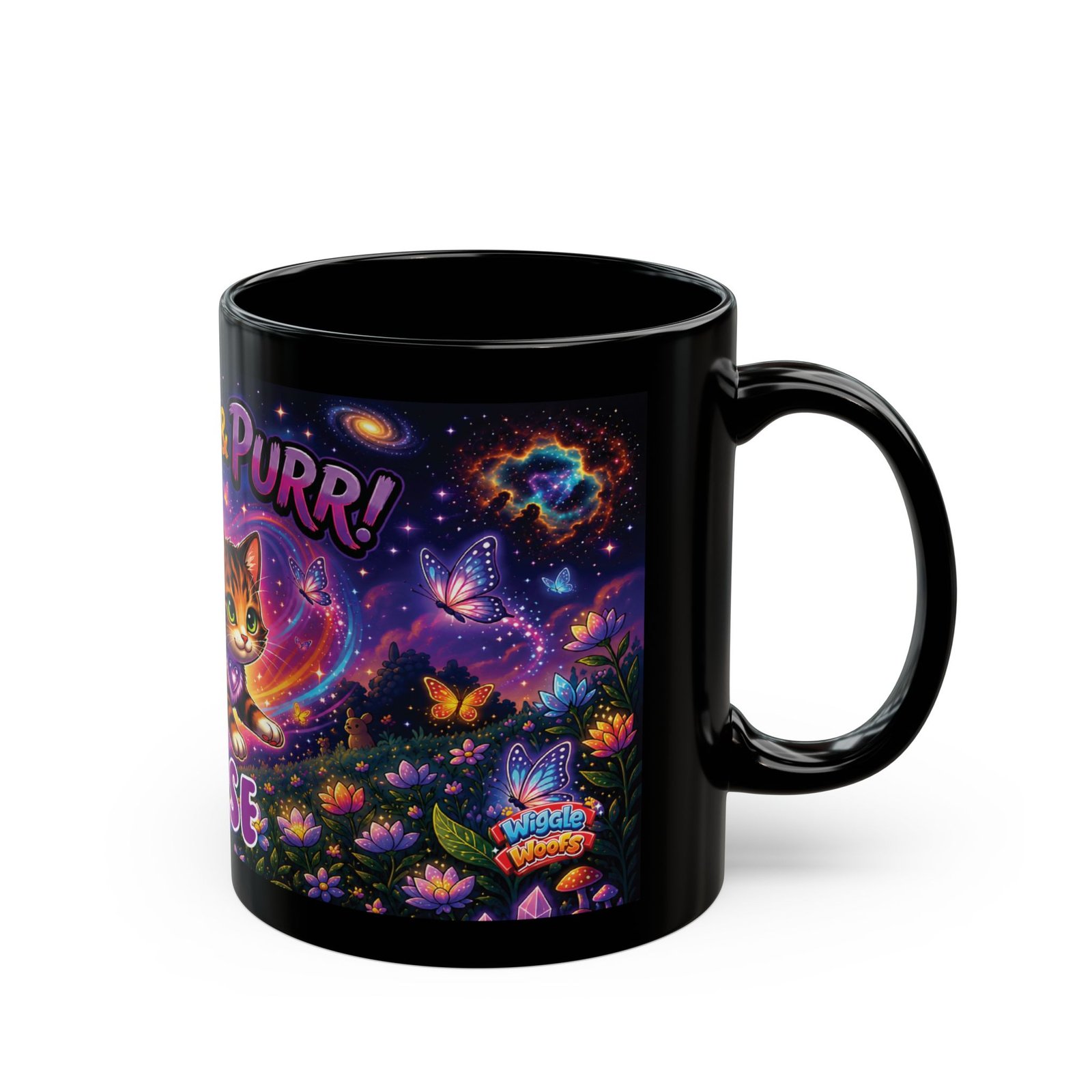 REESE Wiggle Woofs™ Black Mug (11oz, 15oz) - Image 2