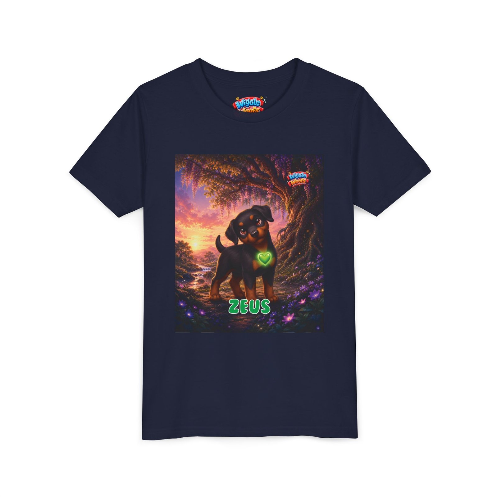Zeus Wiggle Woofs™ Youth Short Sleeve Tee - Image 31
