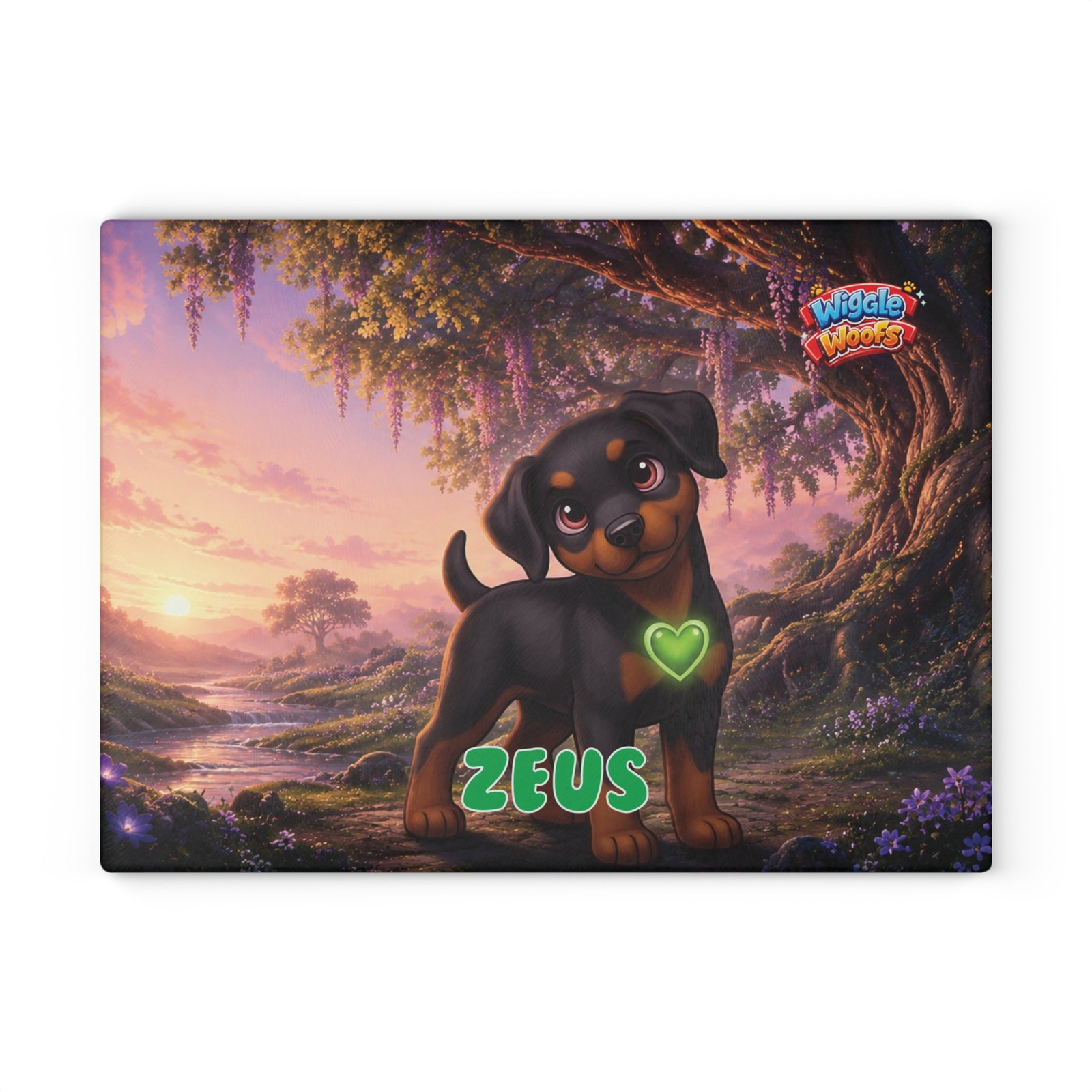Zeus Wiggle Woofs™ Glass Cutting Board - Image 7