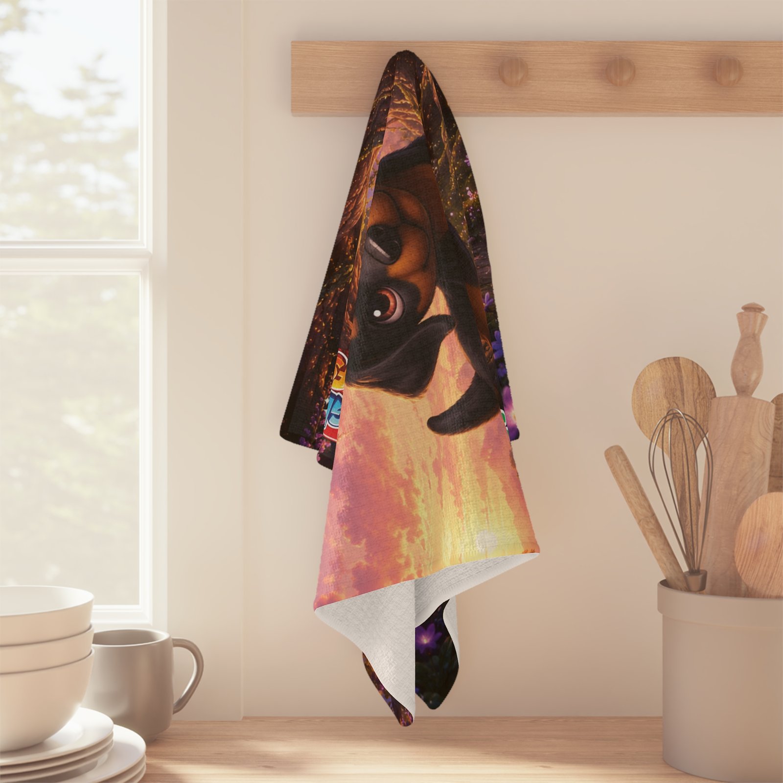 Zeus Wiggle Woofs™ Microfiber Tea Towel - Image 6
