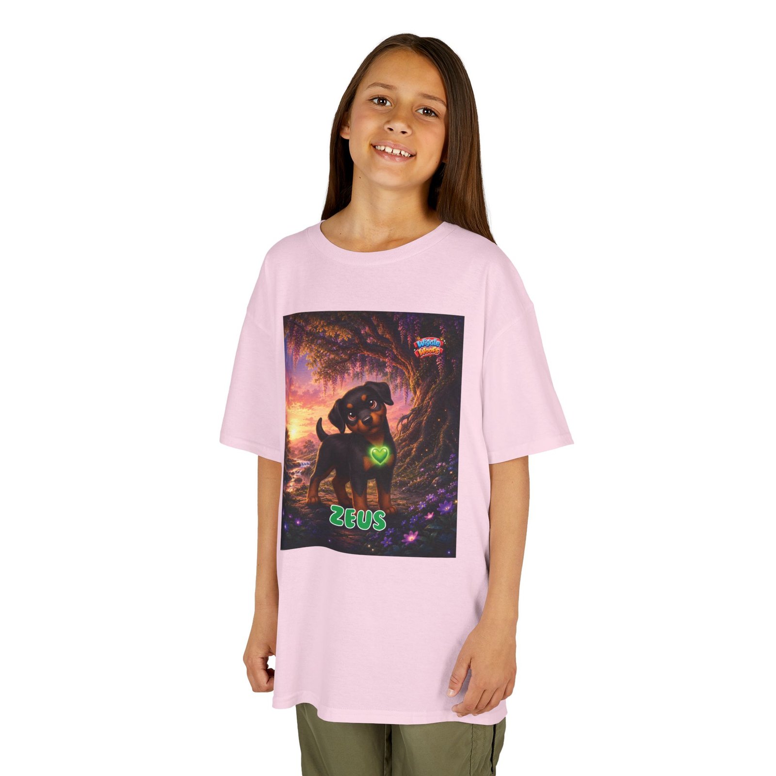 Zeus Wiggle Woofs™ Kids Heavy Cotton™ Tee - Image 15