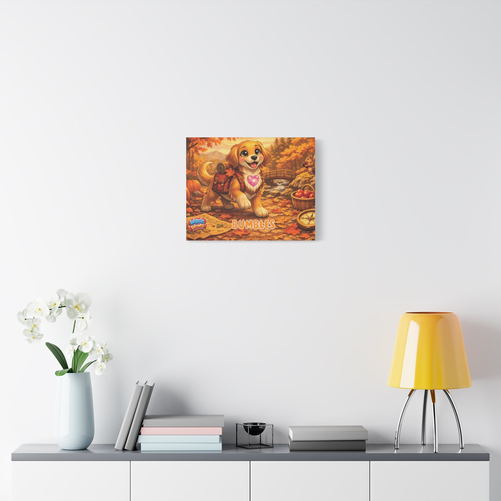 'Bumbles' Wiggle Woofs™ Matte Canvas, Stretched, 1.25" - Image 11