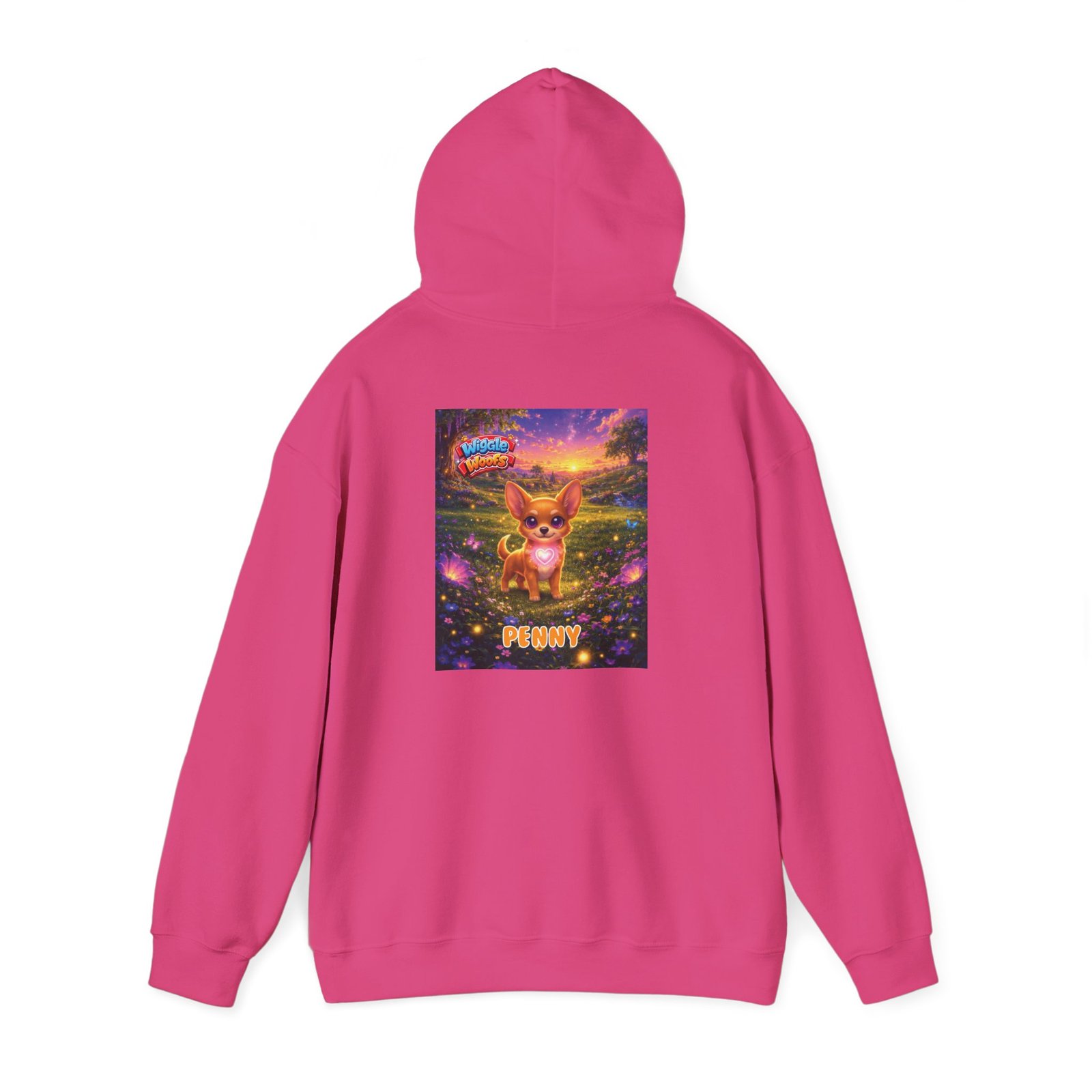'Penny' Wiggle Woofs™ Unisex Heavy Blend™ Hooded Sweatshirt - Image 18