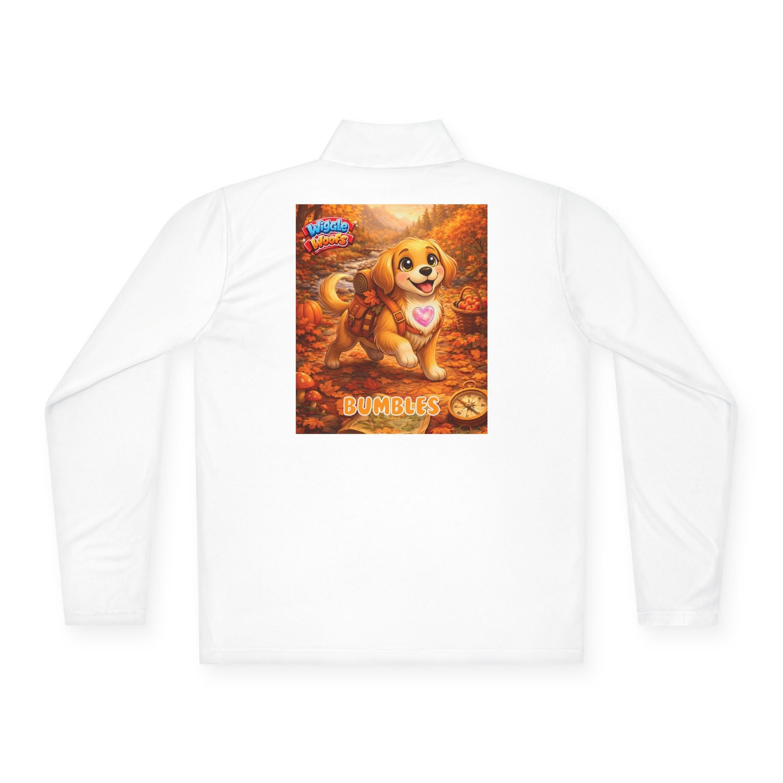 'Bumbles' Wiggle Woofs™ Unisex Quarter-Zip Pullover - Image 3
