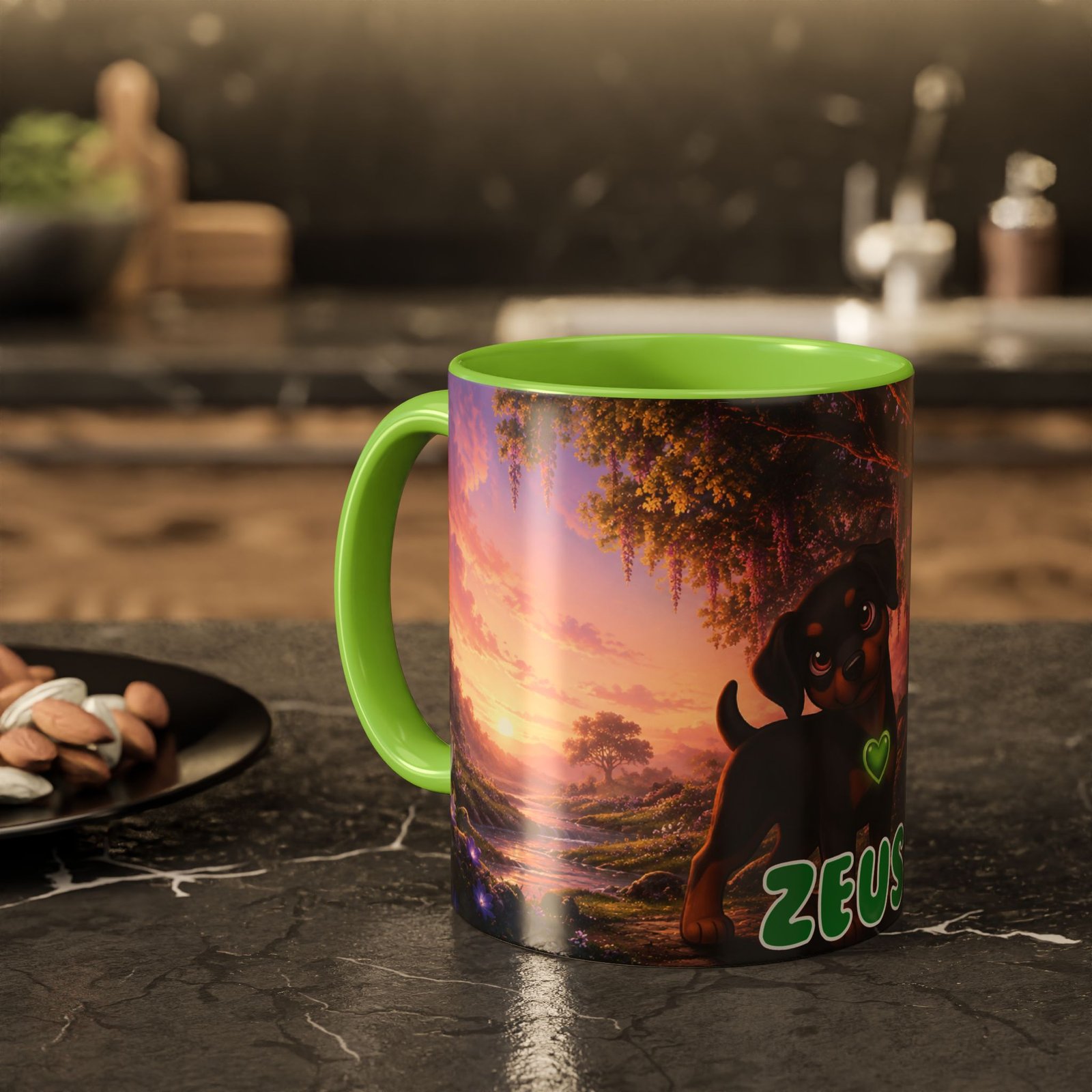 Zeus Wiggle Woofs™ Colorful Mugs (11oz, 15oz) - Image 42