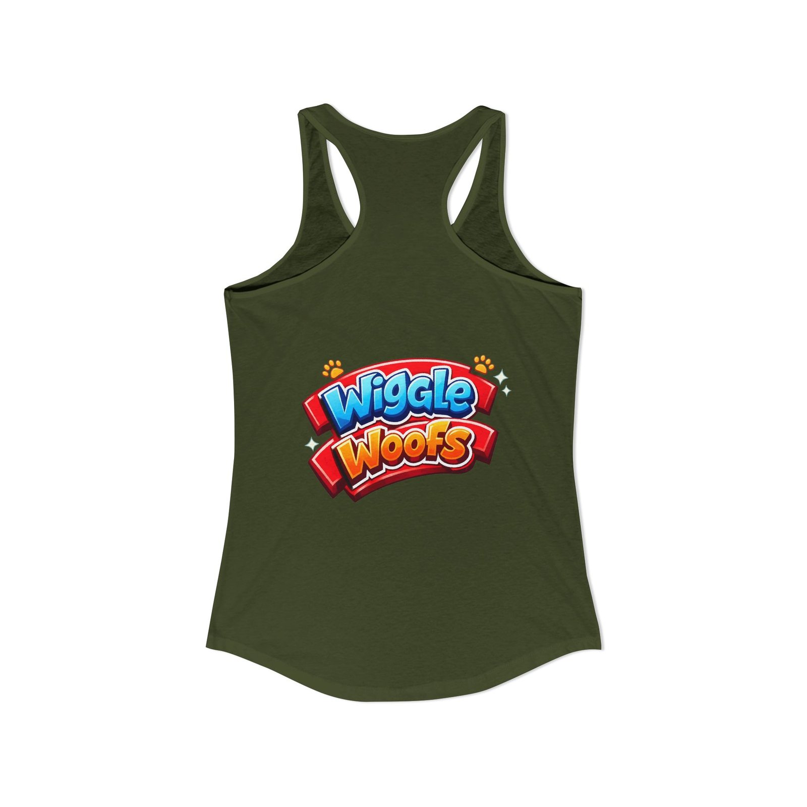 'Penny' Wiggle Woofs™ Women's Ideal Racerback Tank - Image 15
