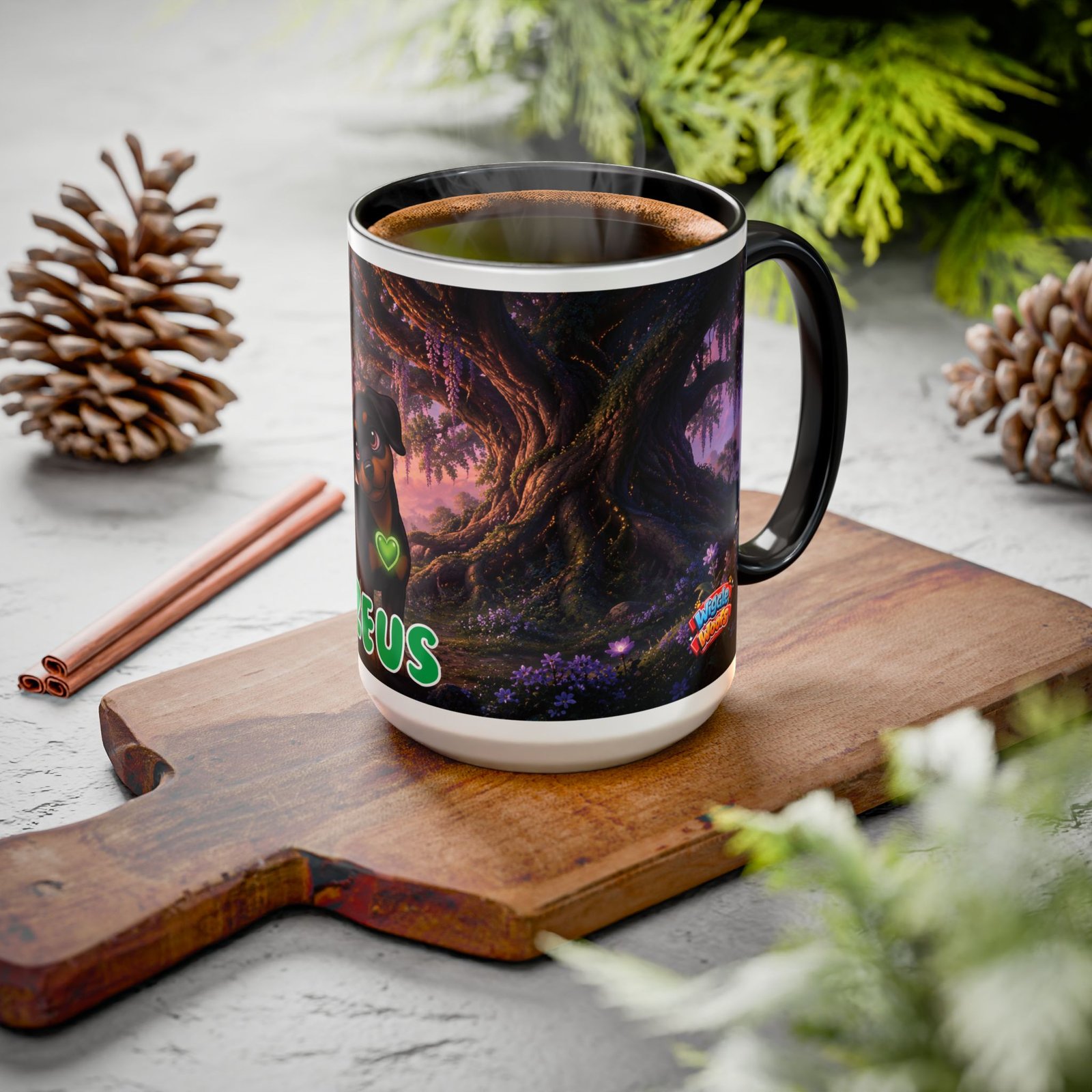 Zeus Wiggle Woofs™ Colorful Mugs (11oz, 15oz) - Image 77