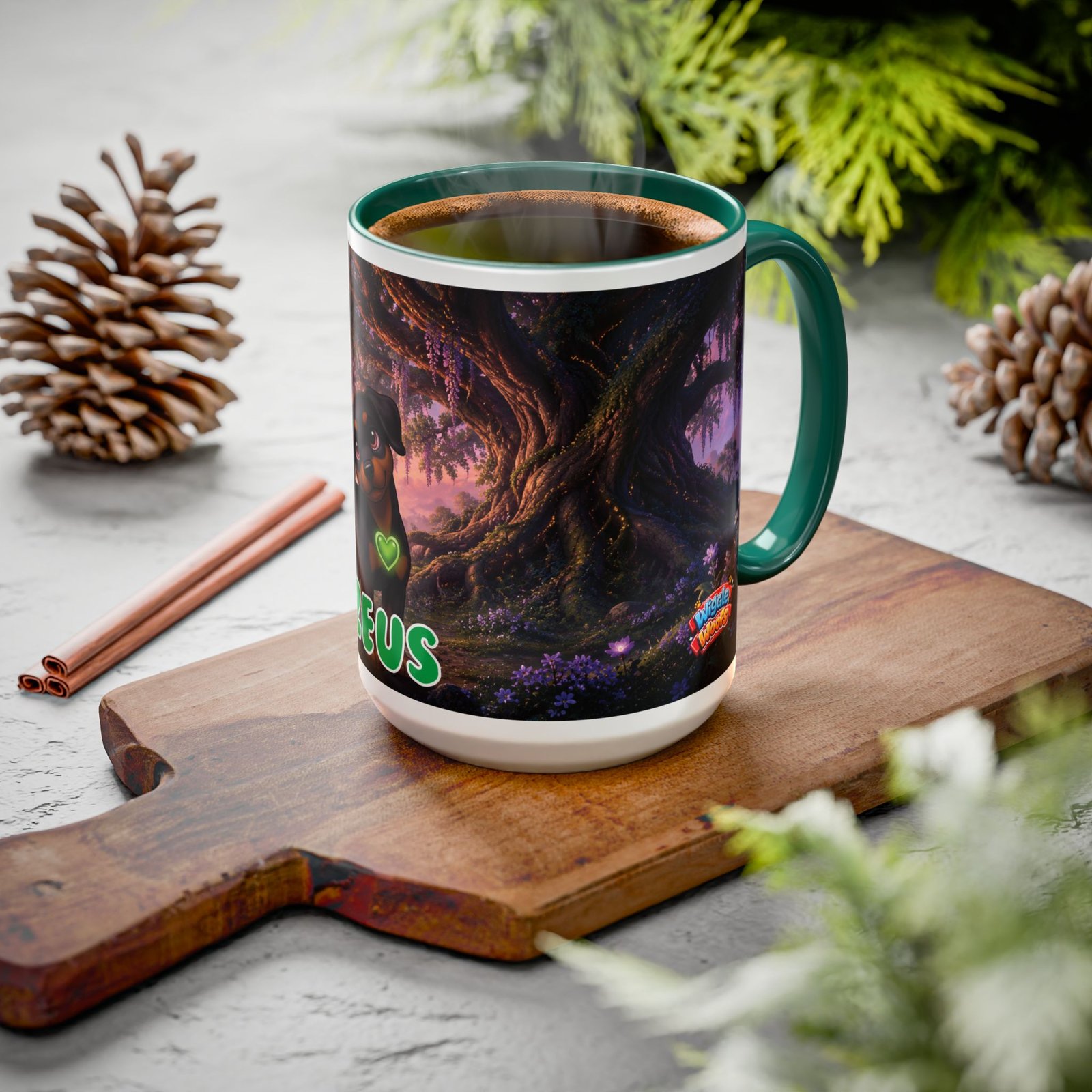 Zeus Wiggle Woofs™ Colorful Mugs (11oz, 15oz) - Image 95