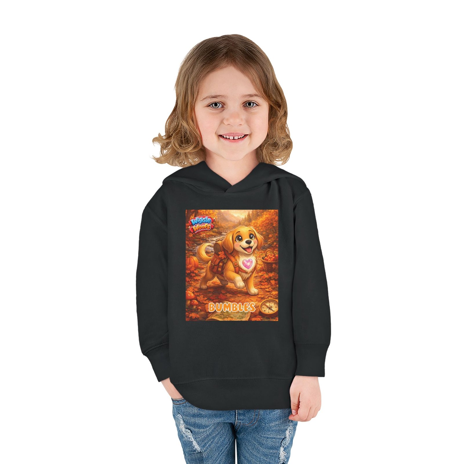 'Bumbles' Wiggle Woofs™ Toddler Pullover Fleece Hoodies - Image 13