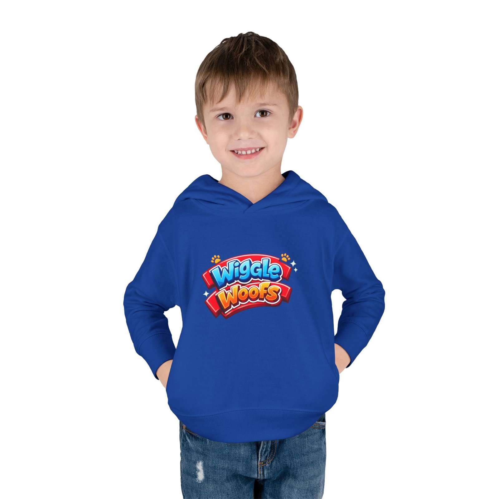 Zeus Wiggle Woofs™ Toddler Pullover Fleece Hoodies - Image 4