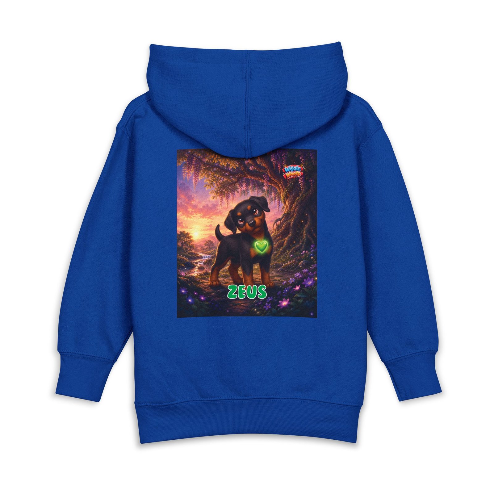 Zeus Wiggle Woofs™ Toddler Pullover Fleece Hoodies