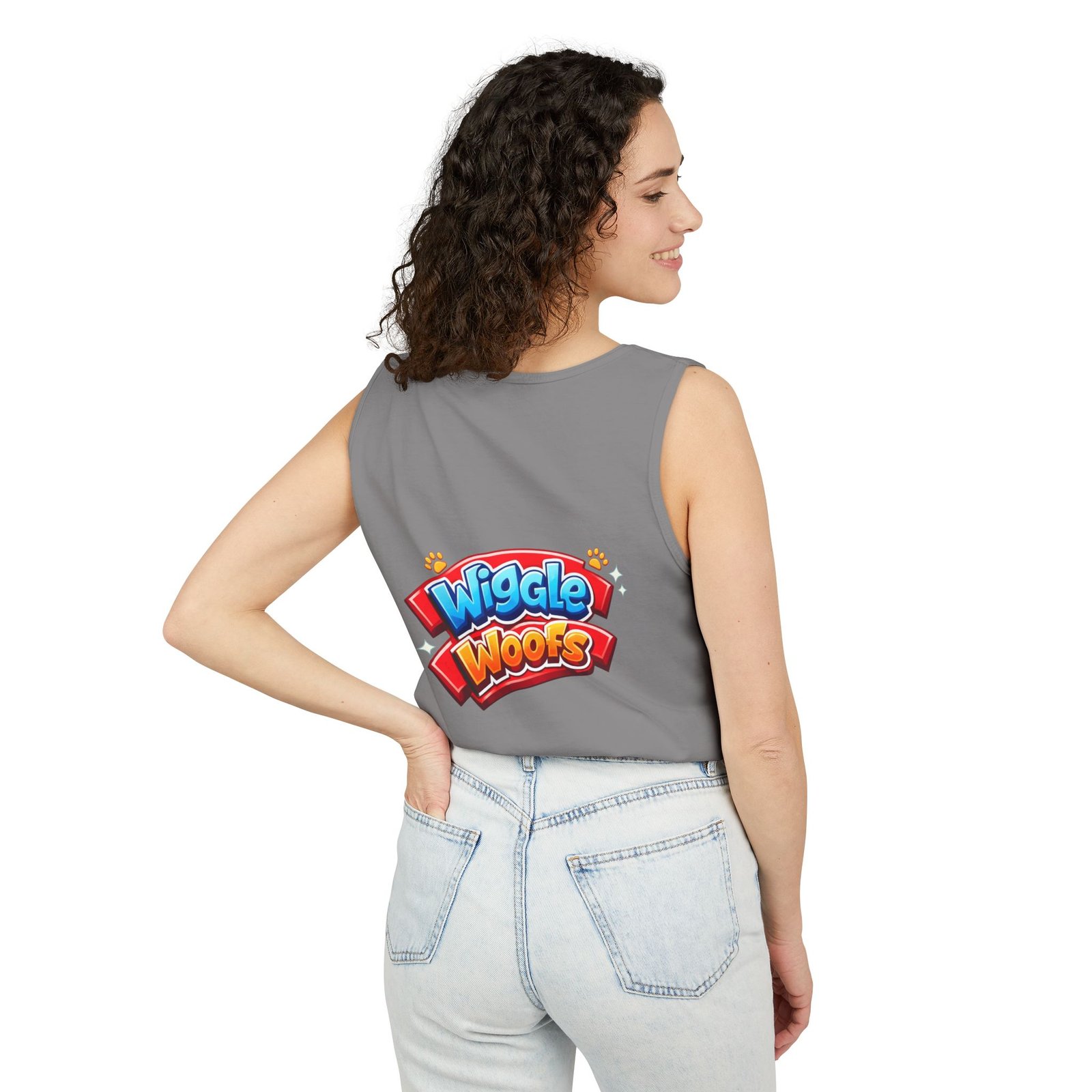 'Bumbles' Wiggle Woofs™ Unisex Garment-Dyed Tank Top - Image 5