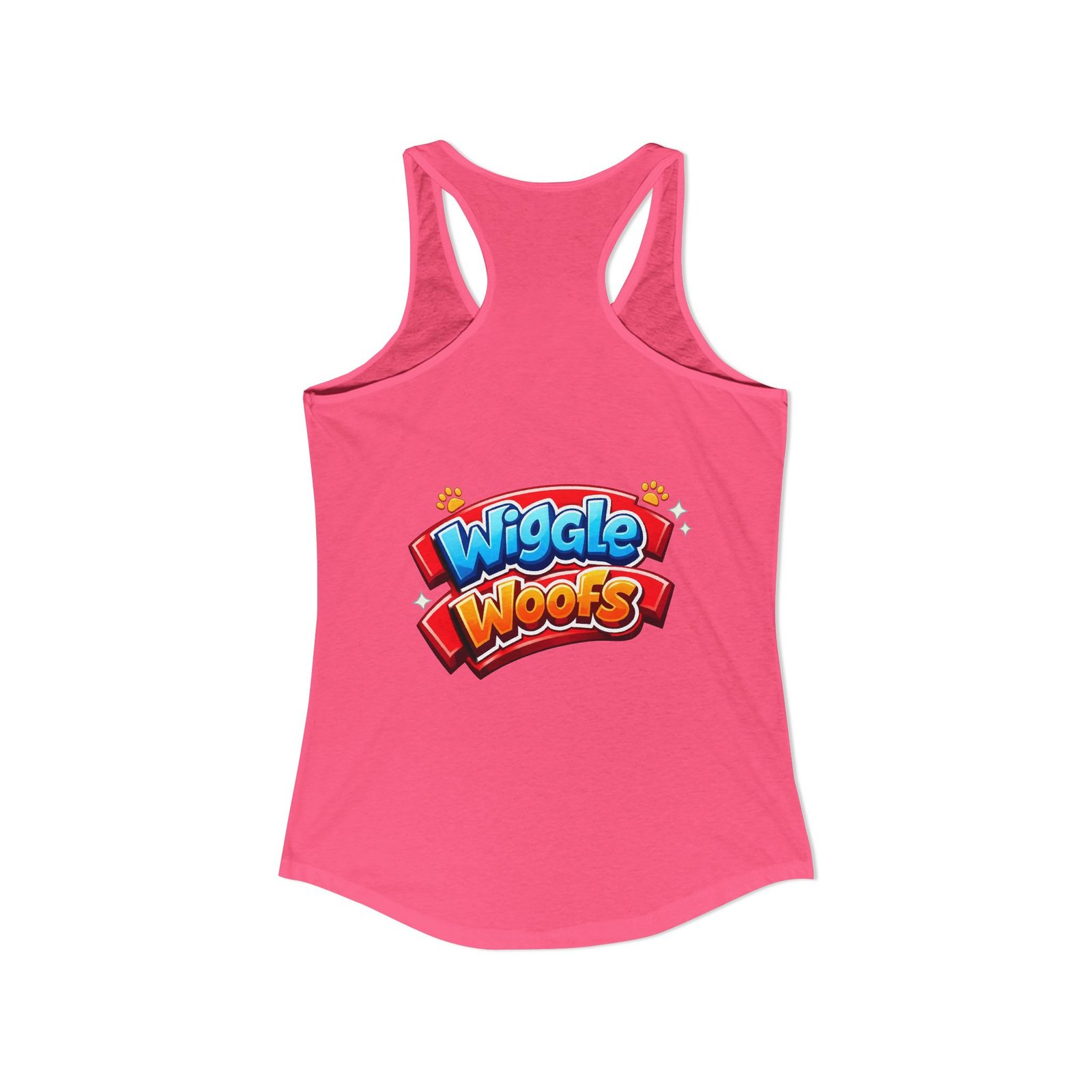 'Penny' Wiggle Woofs™ Women's Ideal Racerback Tank - Image 35