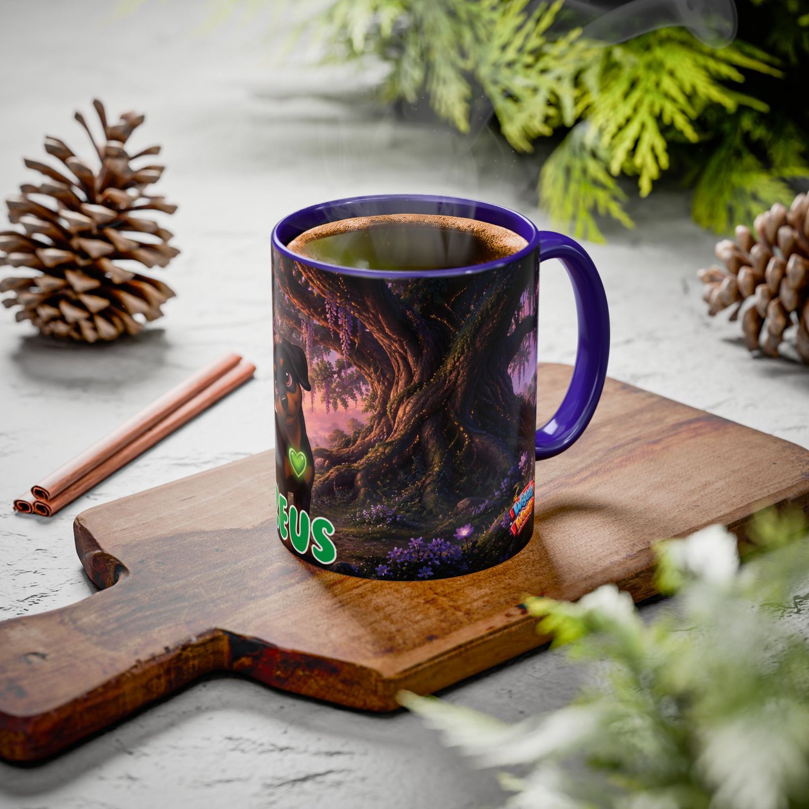 Zeus Wiggle Woofs™ Colorful Mugs (11oz, 15oz) - Image 11