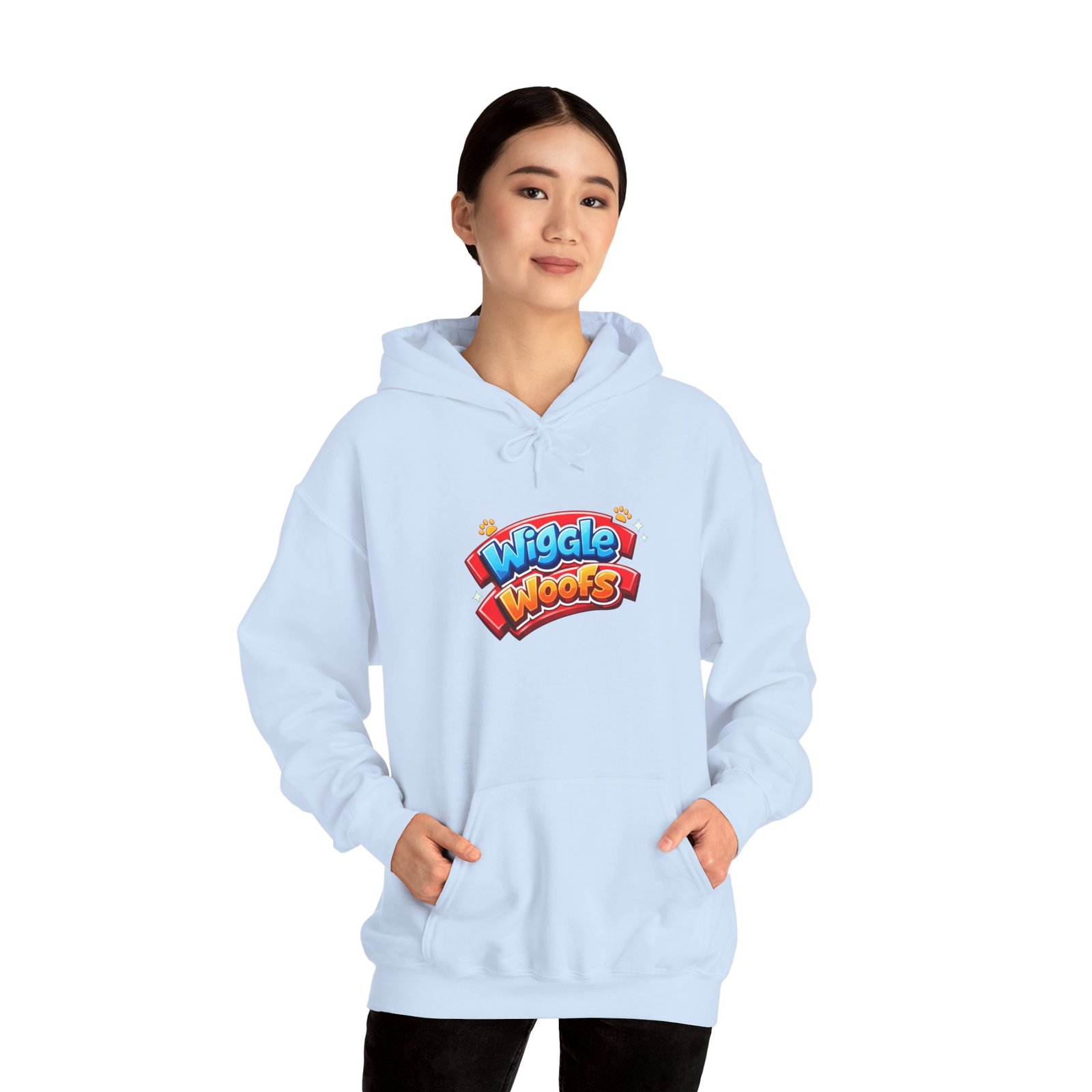 'Penny' Wiggle Woofs™ Unisex Heavy Blend™ Hooded Sweatshirt - Image 15