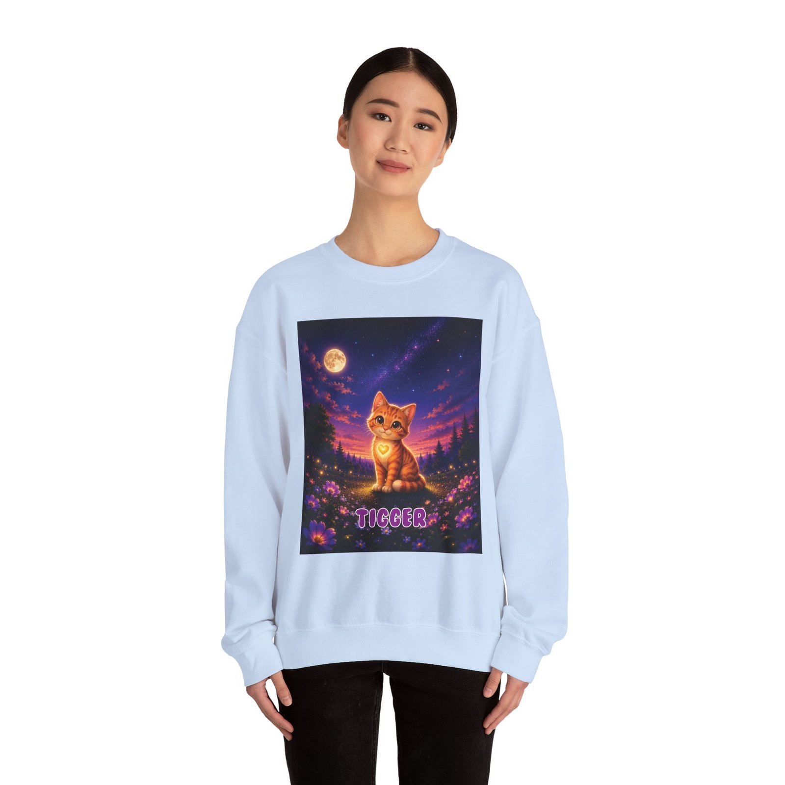 Tigger Wiggle Woofs™ Unisex Heavy Blend™ Crewneck Sweatshirt - Image 9