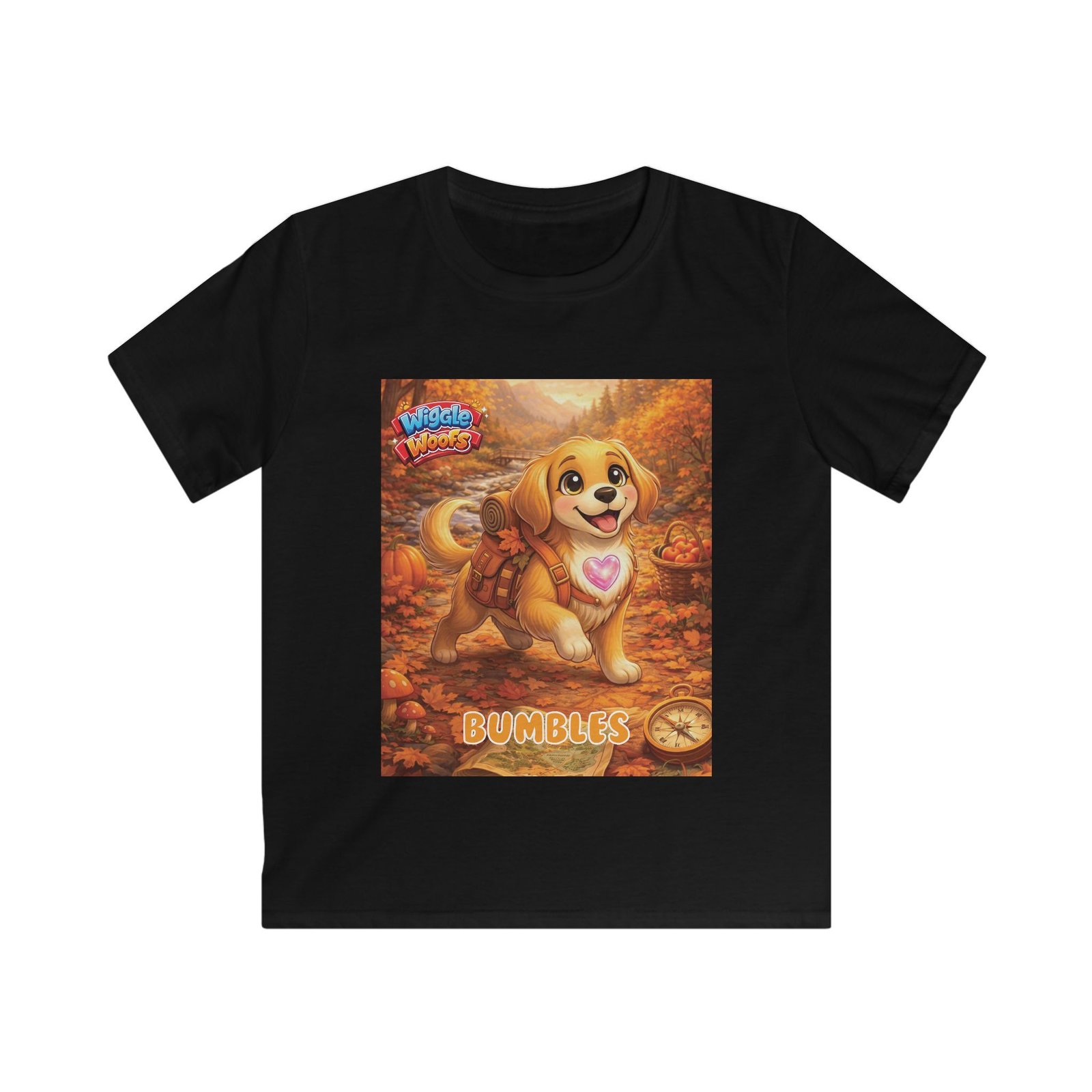 'Bumbles' Wiggle Woofs™ Kids Softstyle Tee - Image 6