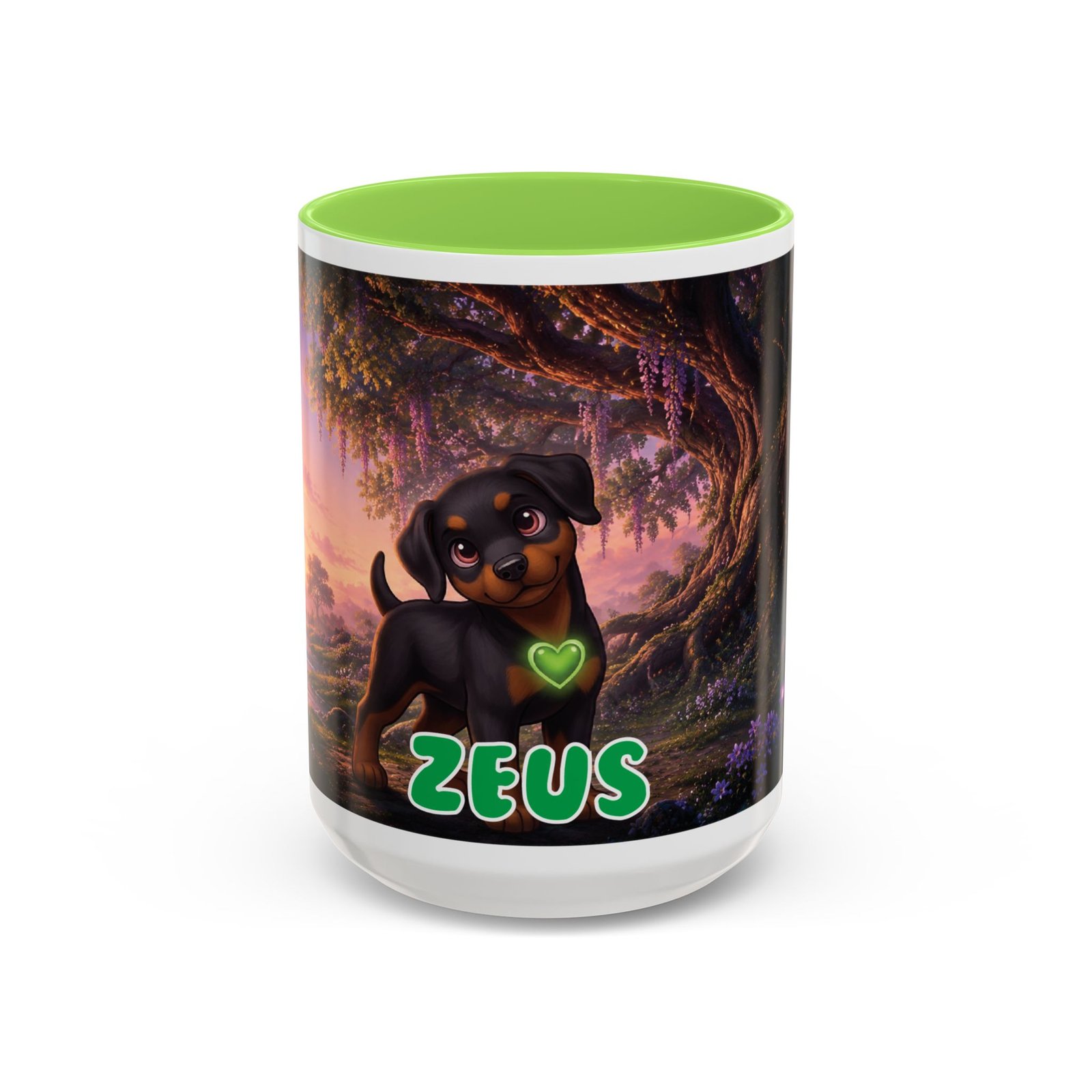 Zeus Wiggle Woofs™ Colorful Mugs (11oz, 15oz) - Image 103