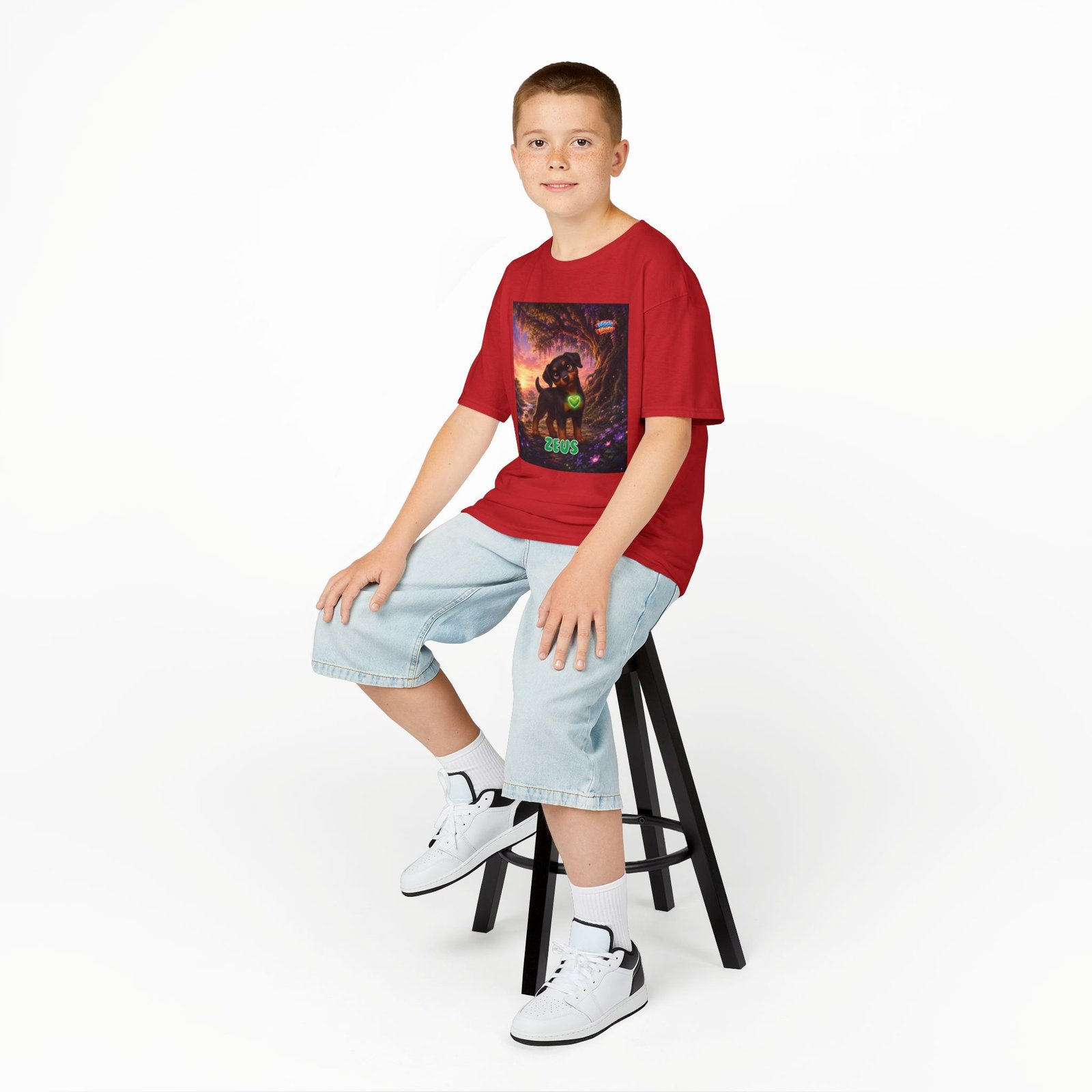 Zeus Wiggle Woofs™ Kids Heavy Cotton™ Tee - Image 17