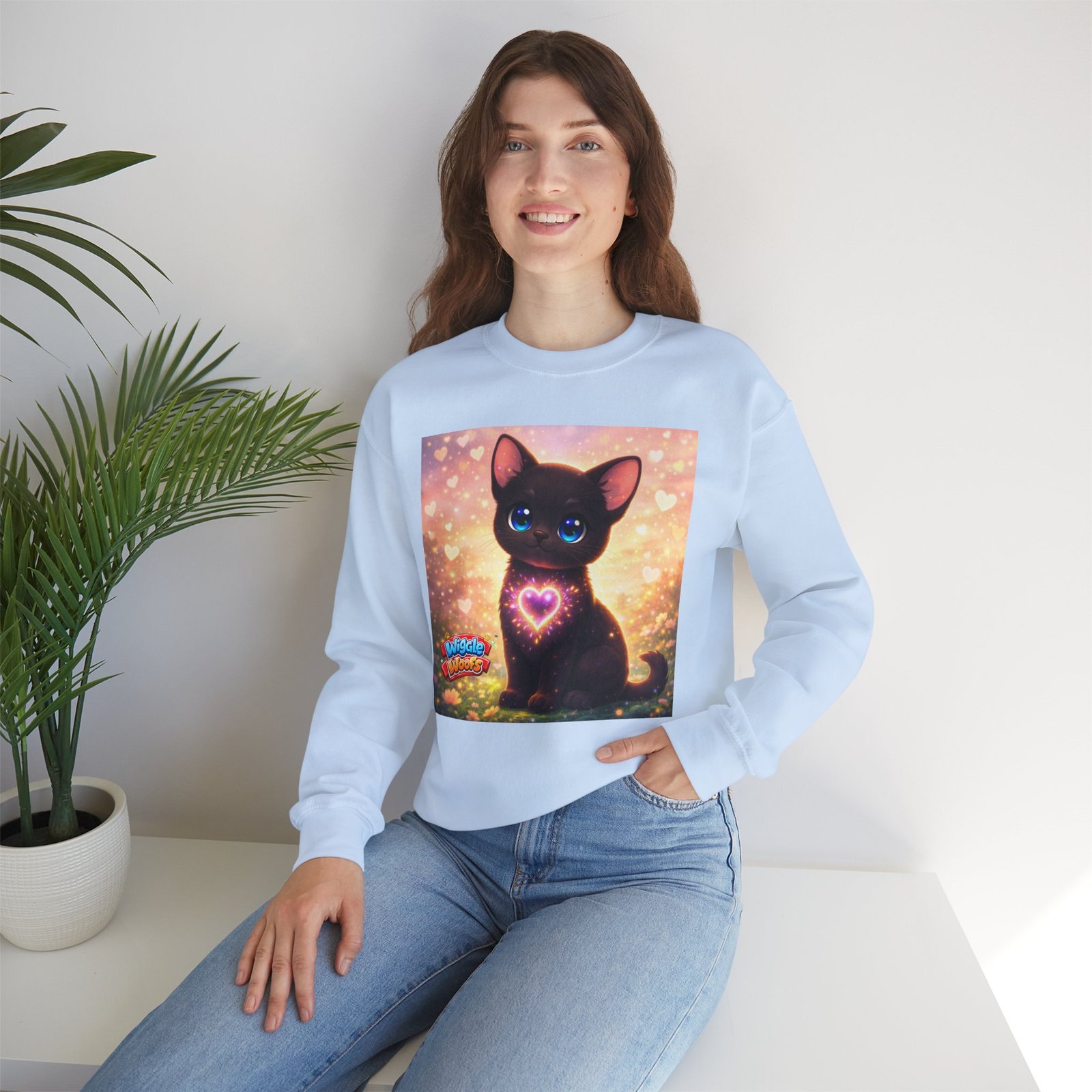 Midnight Wiggle Woofs™ Heavy Blend Crewneck - Image 22
