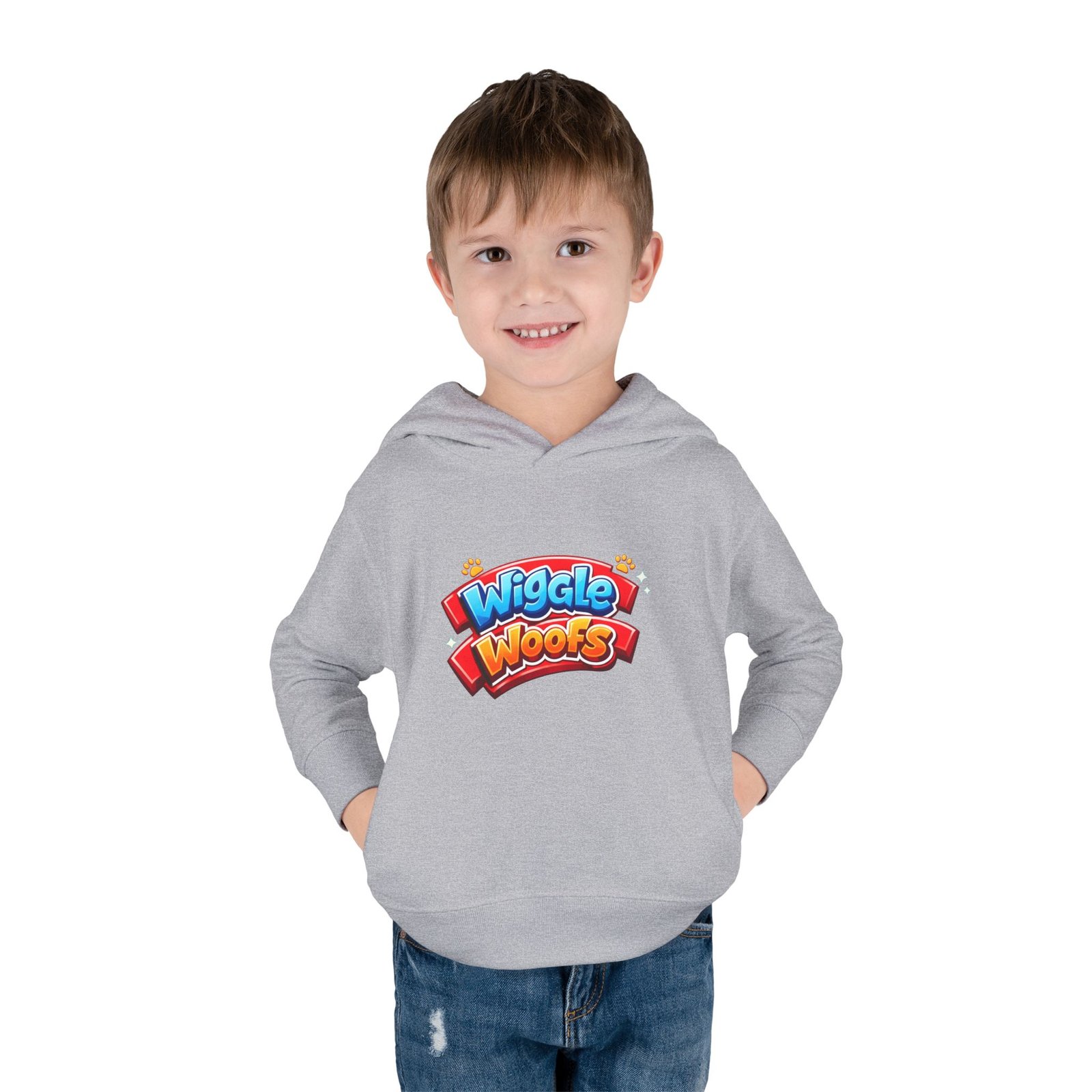 Zeus Wiggle Woofs™ Toddler Pullover Fleece Hoodies - Image 8