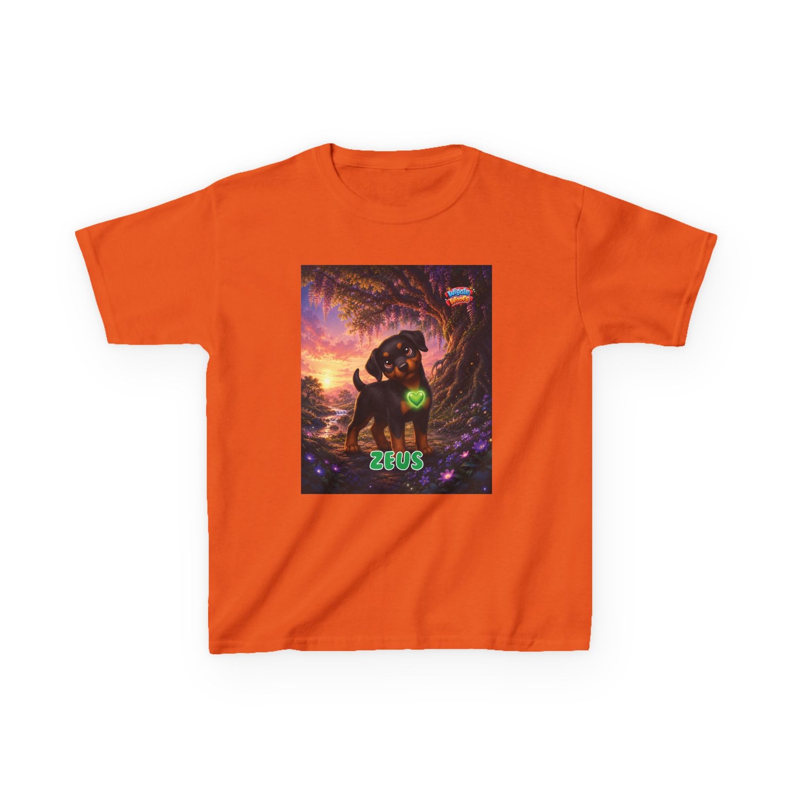 Zeus Wiggle Woofs™ Kids Heavy Cotton™ Tee - Image 8
