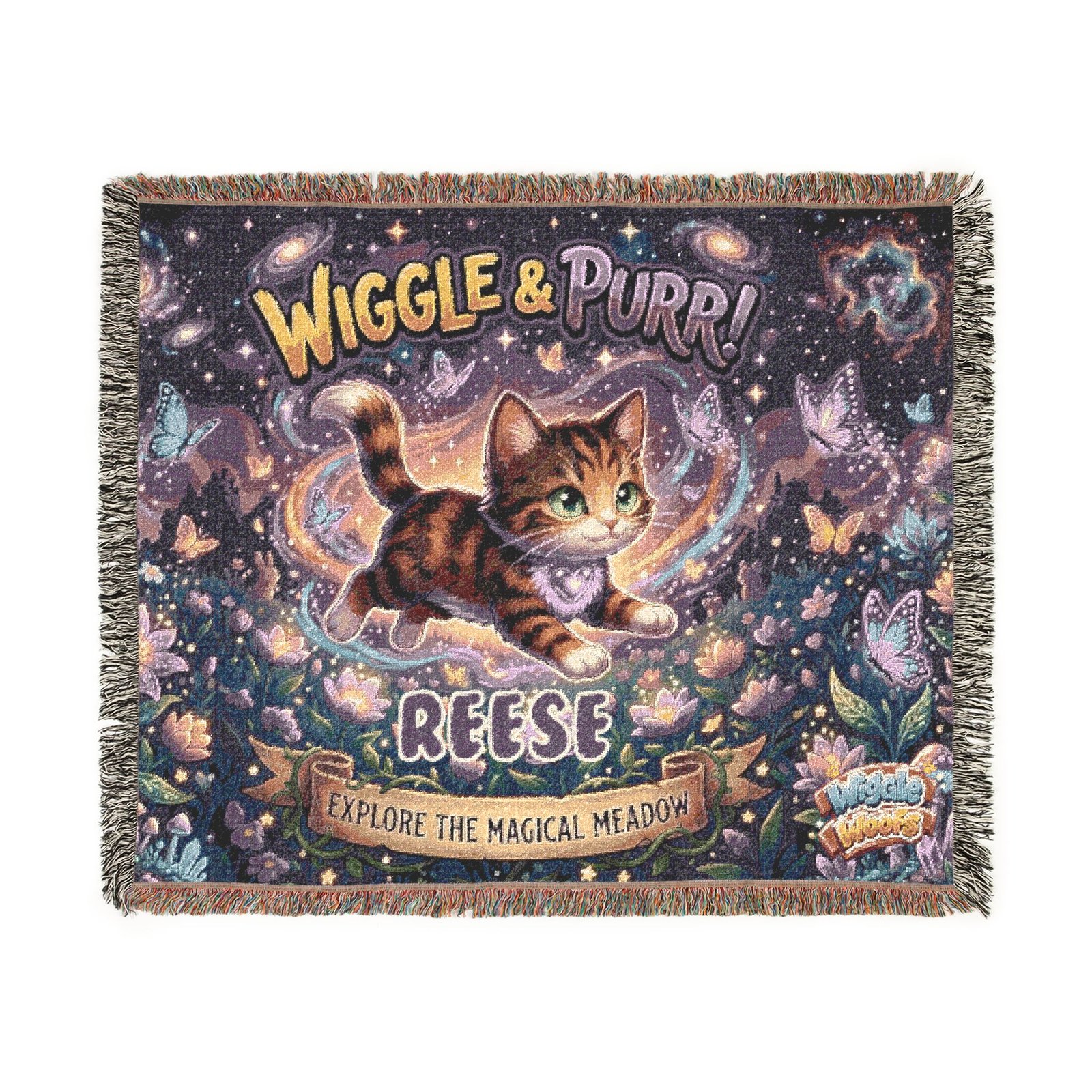 REESE Wiggle Woofs™ Woven Blanket