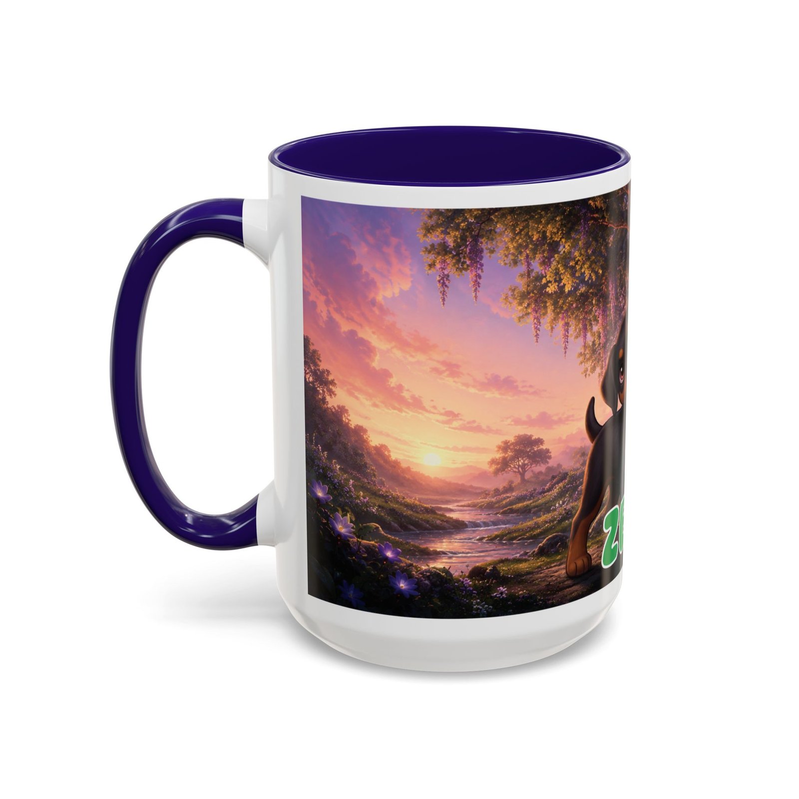 Zeus Wiggle Woofs™ Colorful Mugs (11oz, 15oz) - Image 82