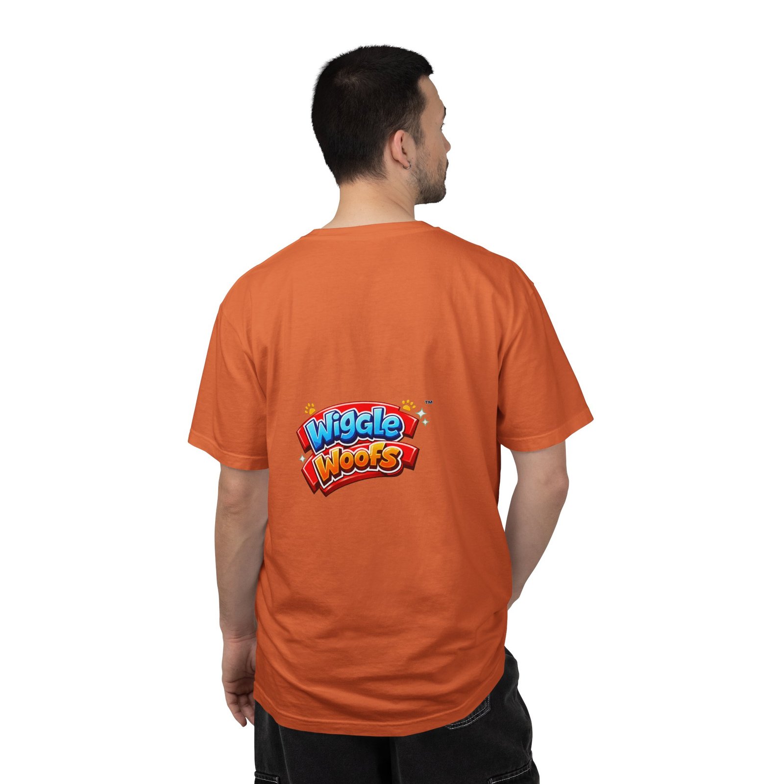 Zeus Wiggle Woofs™ Unisex Garment-Dyed T-shirt - Image 4