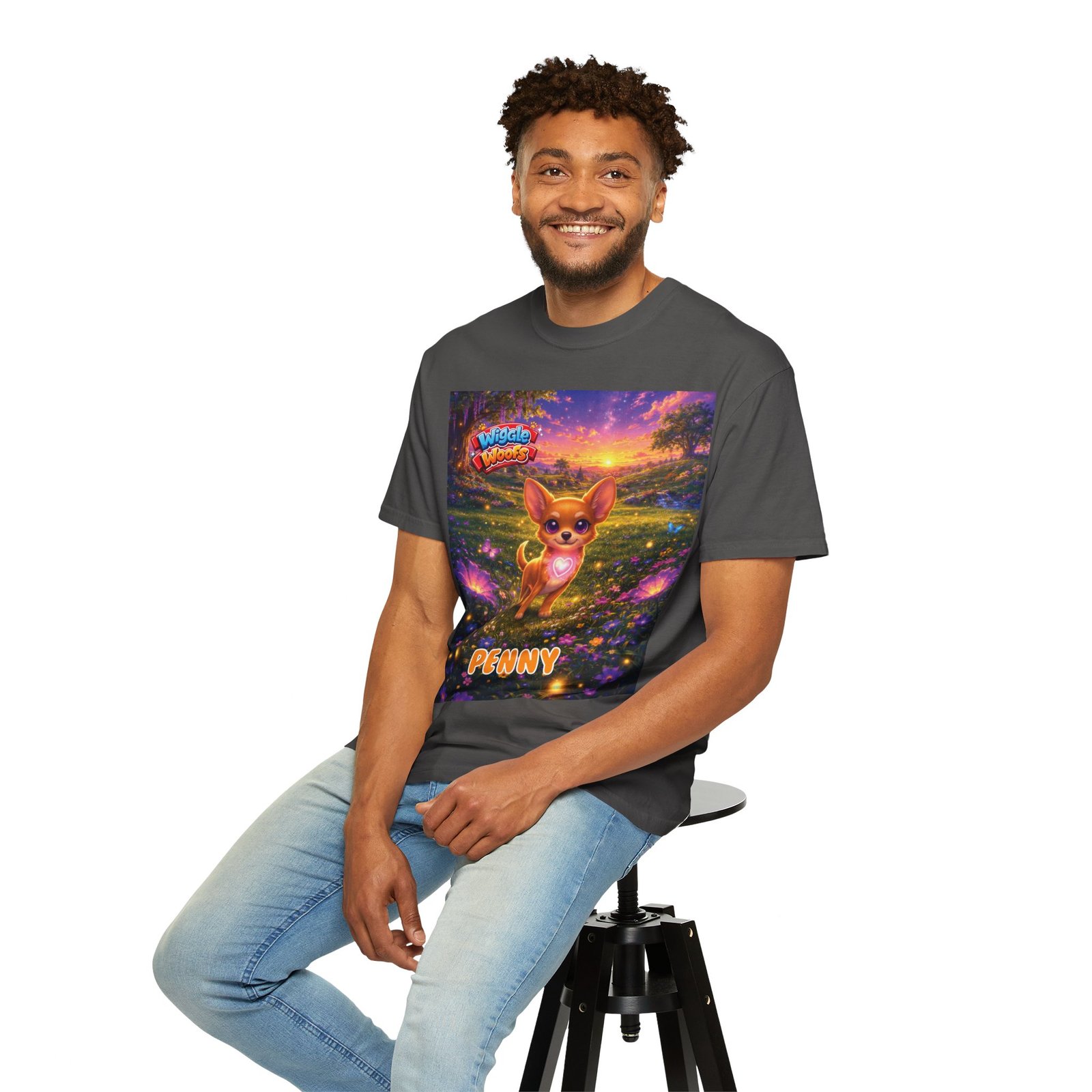 'Penny' Wiggle Woofs™ Unisex Heavy Blend™ Crewneck Sweatshirt - Image 14