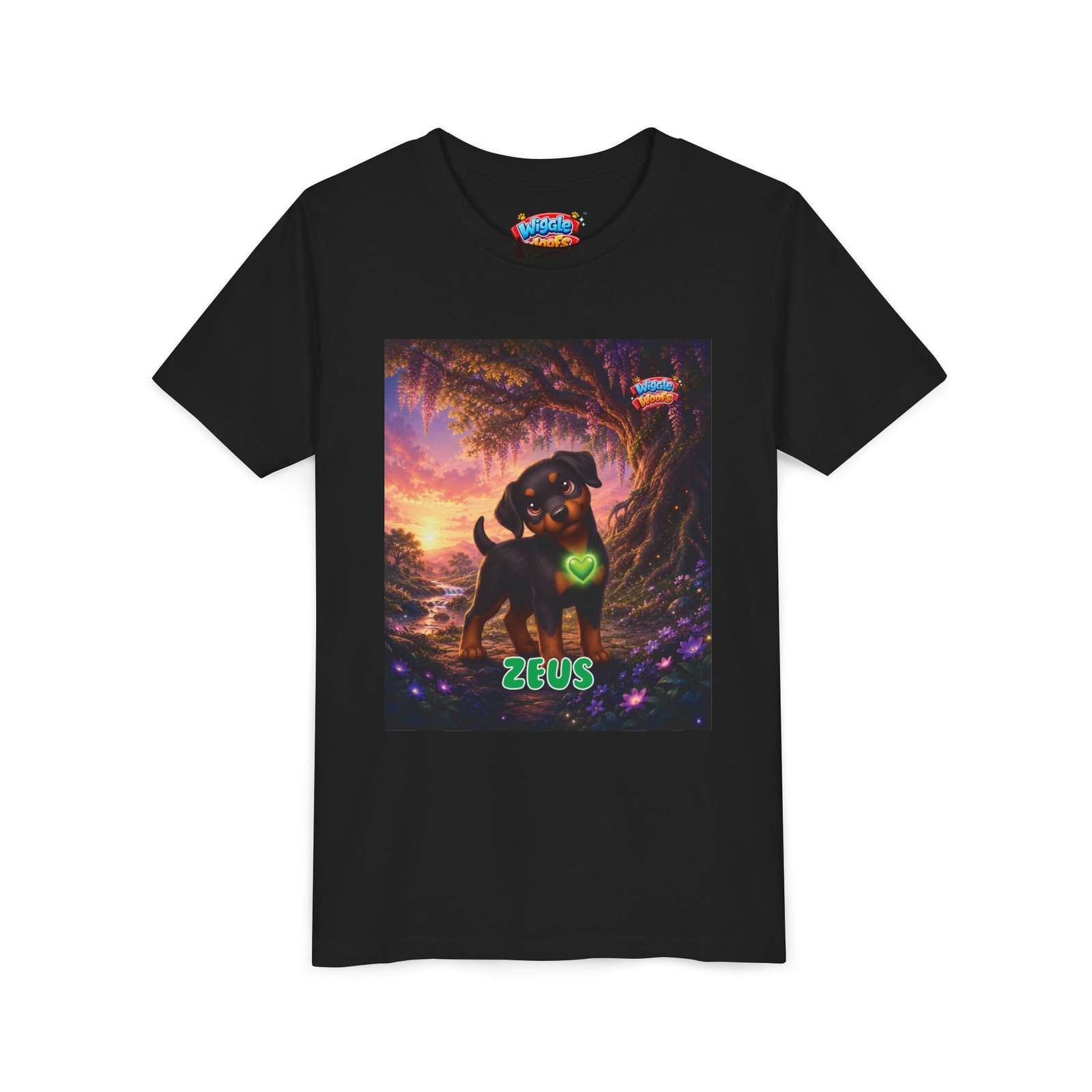 Zeus Wiggle Woofs™ Youth Short Sleeve Tee - Image 11
