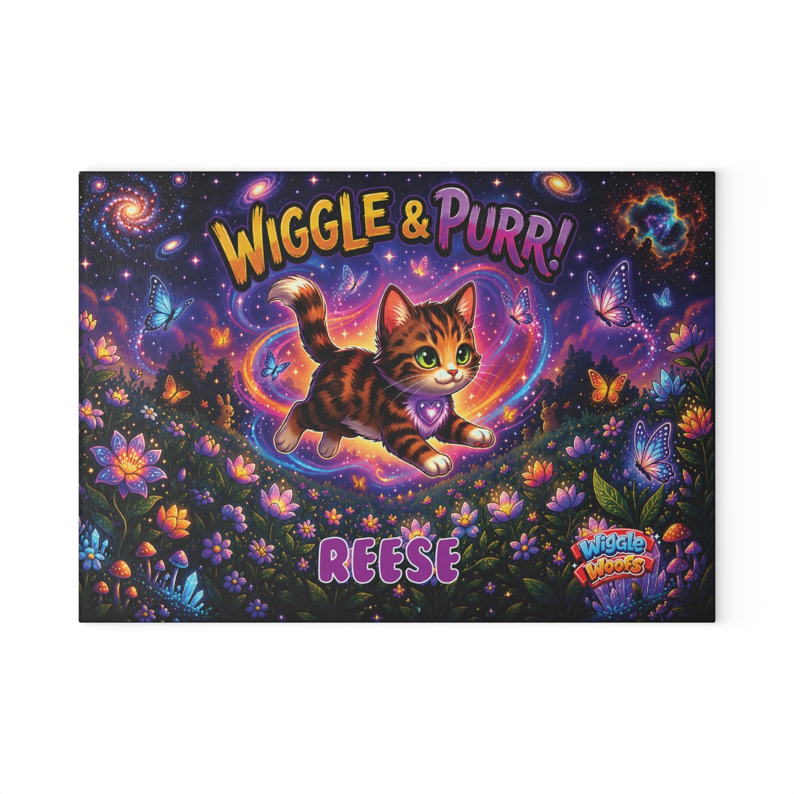 REESE Wiggle Woofs™ Glass Cutting Board