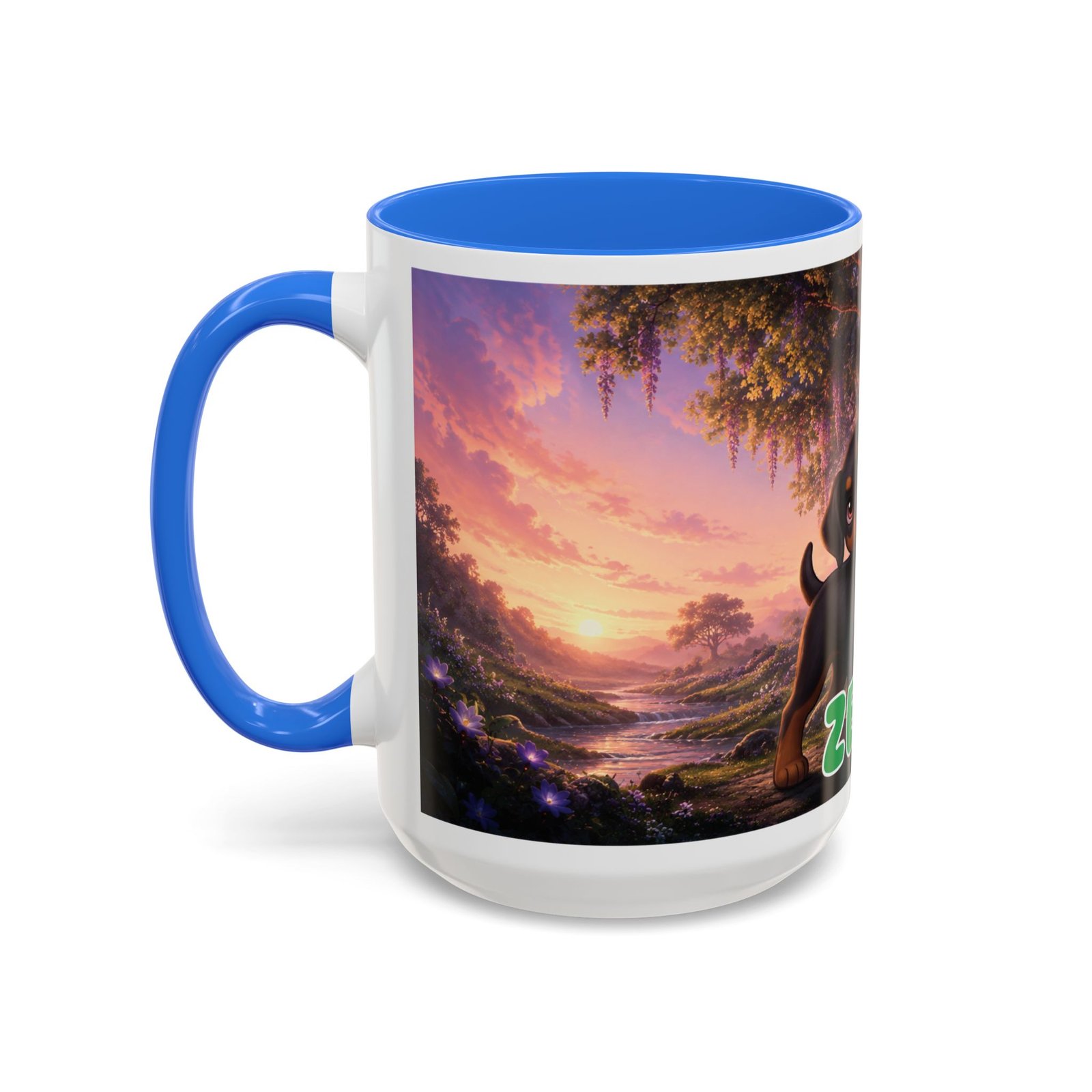 Zeus Wiggle Woofs™ Colorful Mugs (11oz, 15oz) - Image 88
