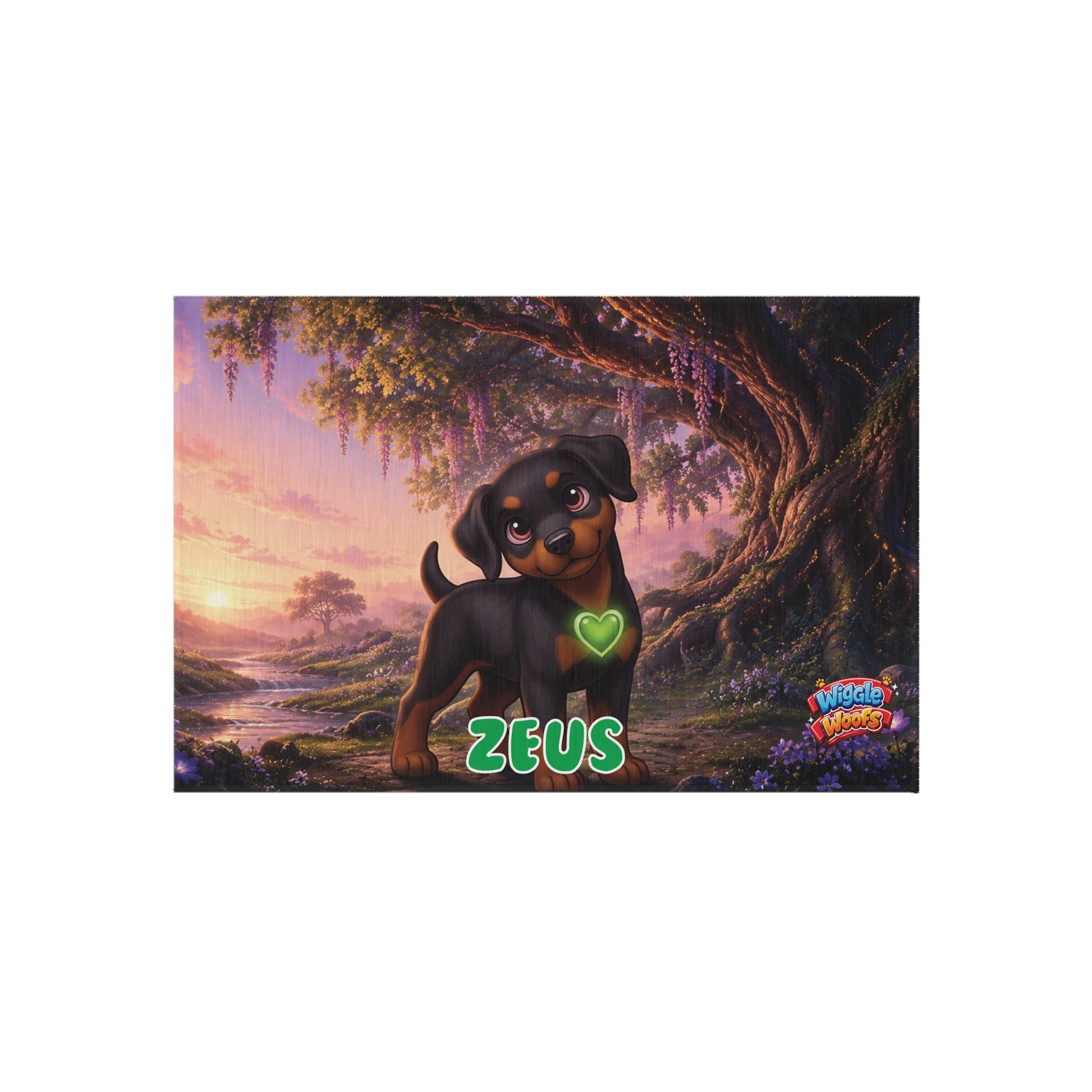Zeus Wiggle Woofs™ Outdoor Rug - Image 2