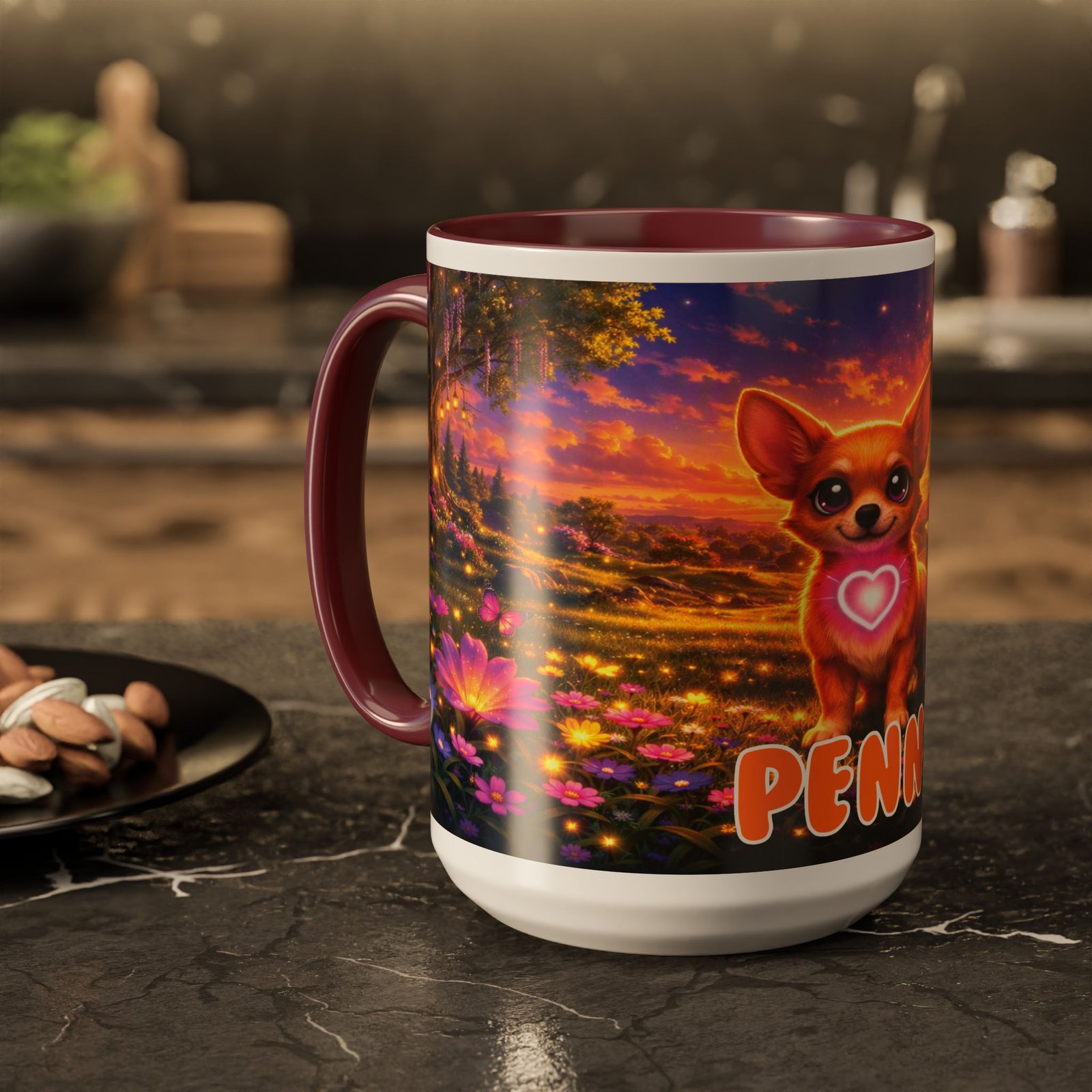 'Penny' Wiggle Woofs™ Colorful Mugs (11oz, 15oz) - Image 12