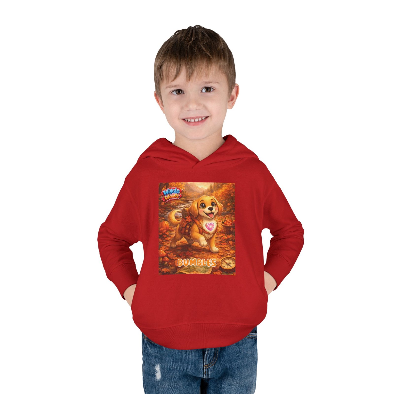 'Bumbles' Wiggle Woofs™ Toddler Pullover Fleece Hoodies