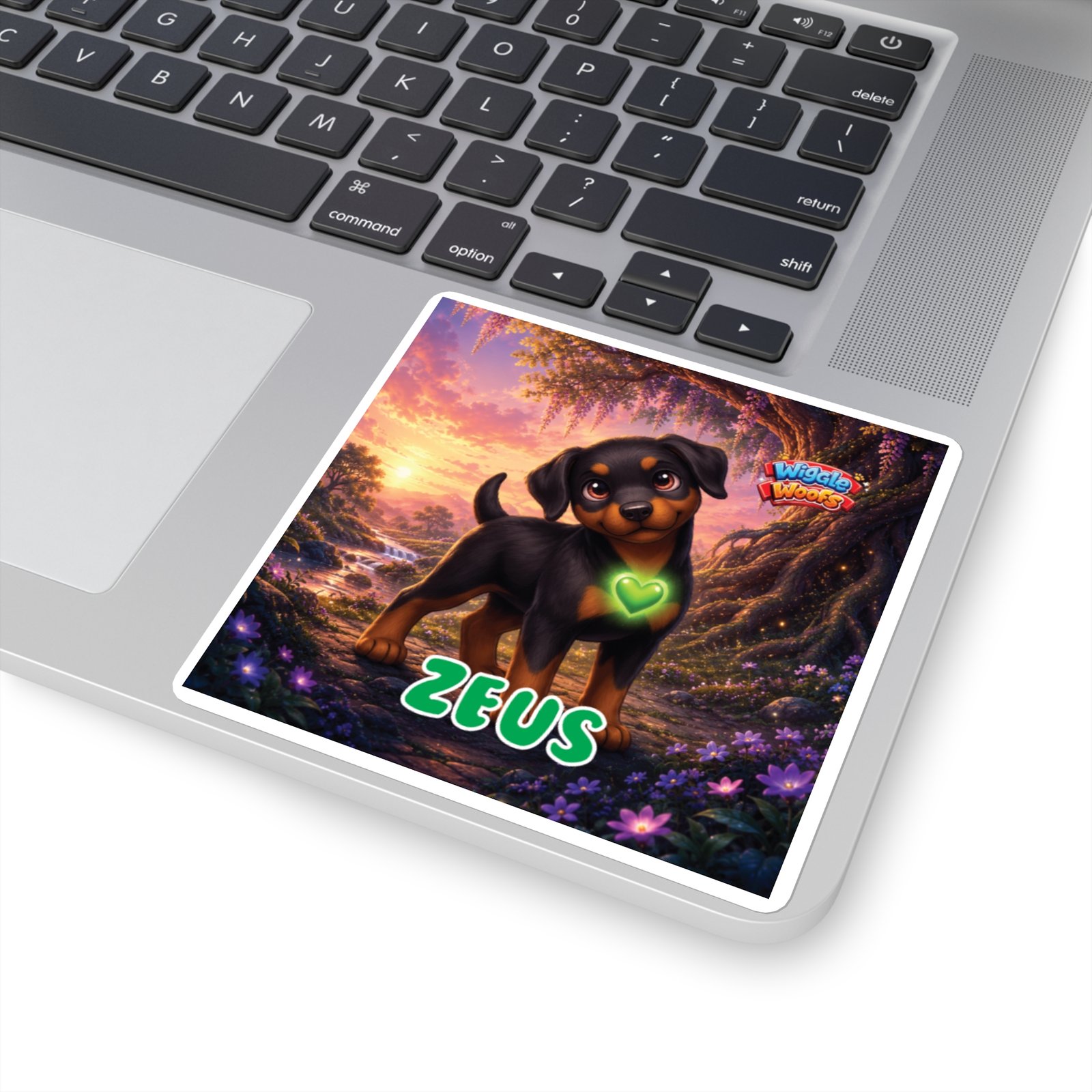 Zeus Wiggle Woofs™ Square Stickers - Image 6