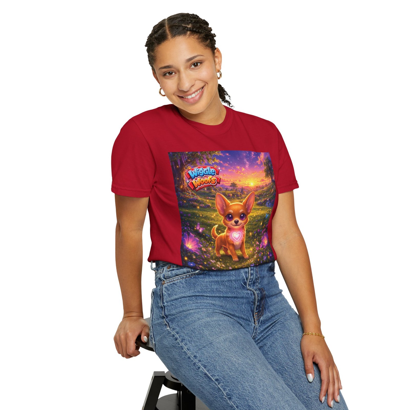 'Penny' Wiggle Woofs™ Unisex Heavy Blend™ Crewneck Sweatshirt - Image 19