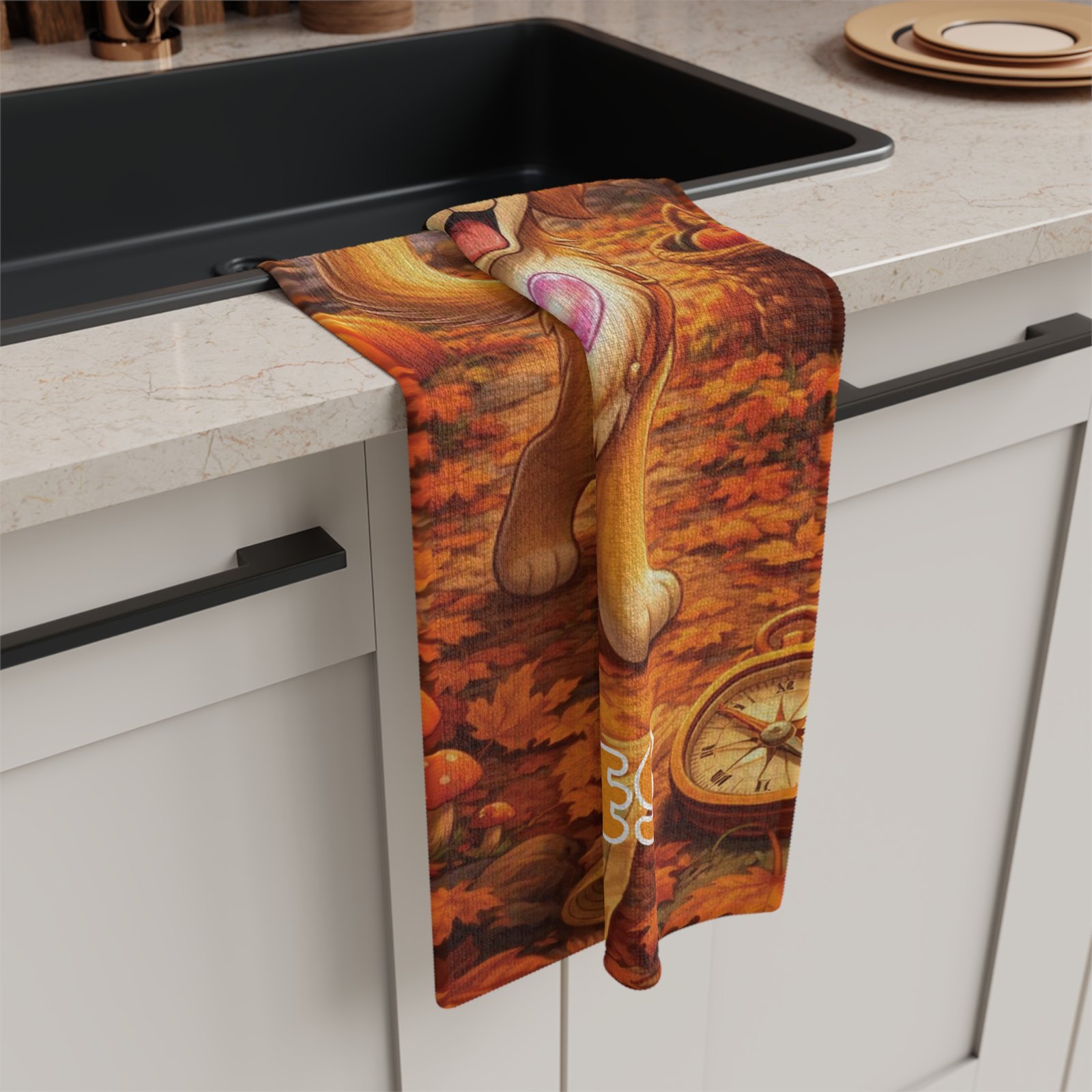 'Bumbles' Wiggle Woofs™ Microfiber Tea Towel - Image 6