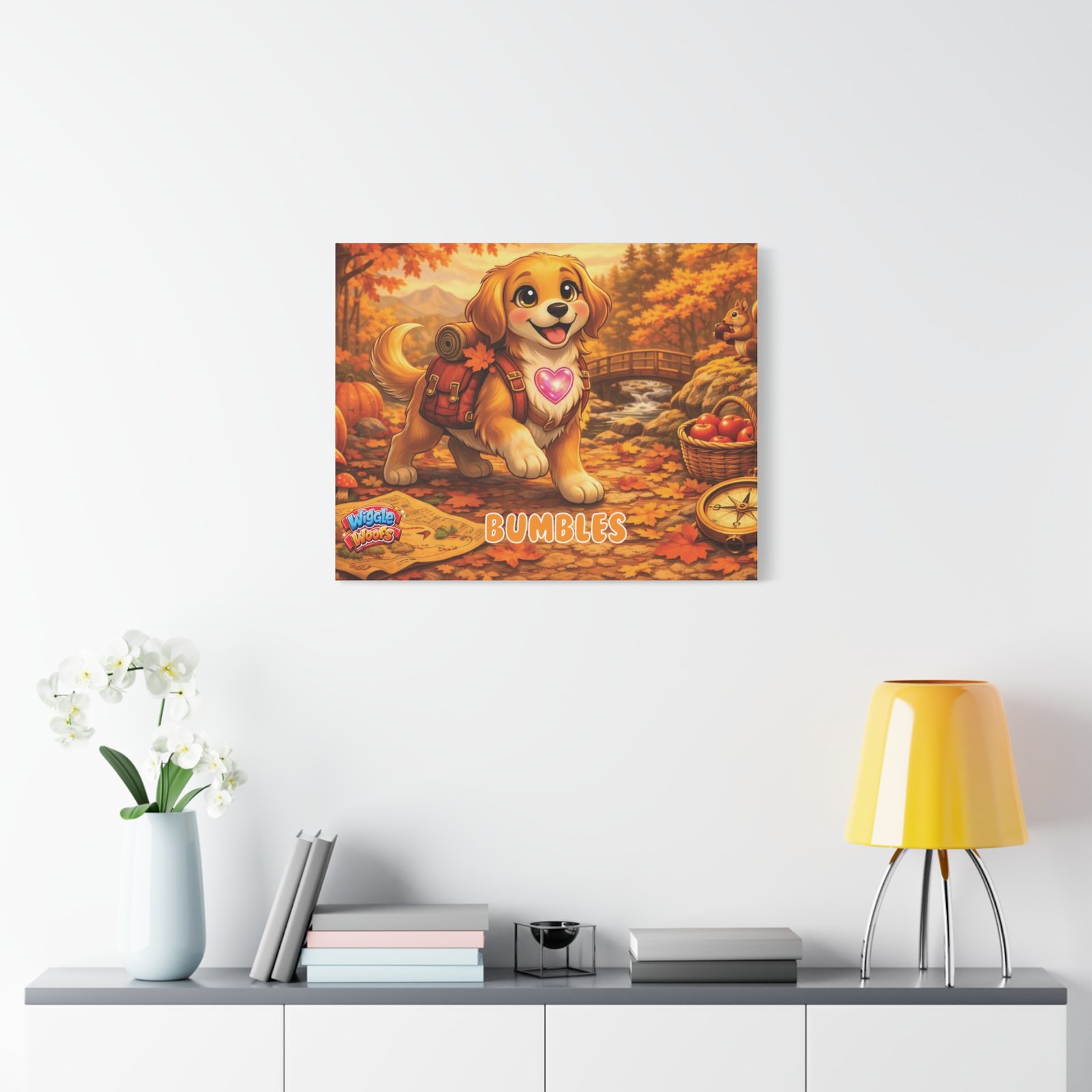'Bumbles' Wiggle Woofs™ Matte Canvas, Stretched, 1.25" - Image 19