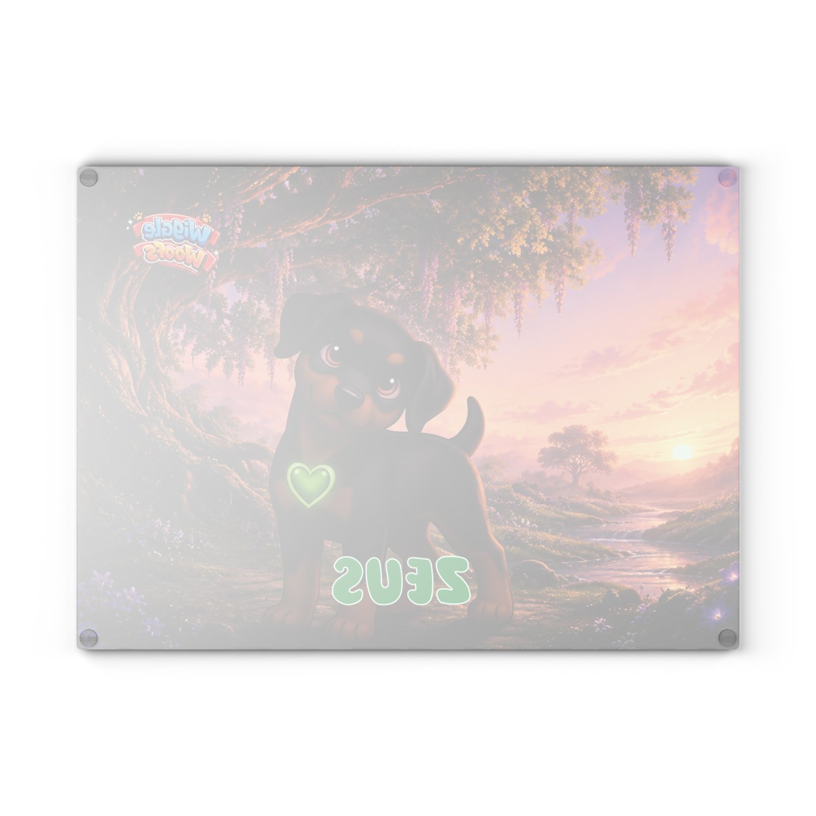 Zeus Wiggle Woofs™ Glass Cutting Board - Image 8