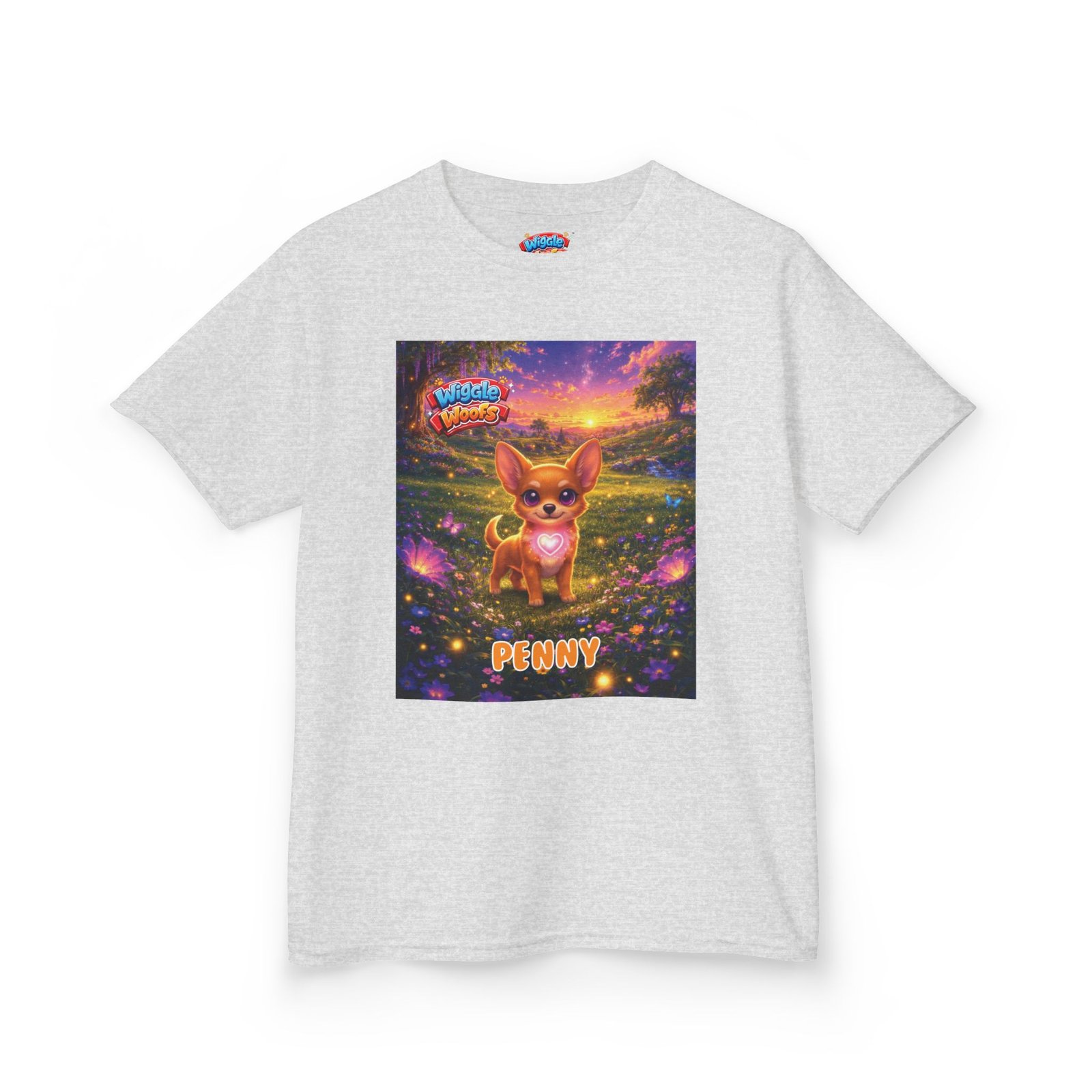 'Penny' Wiggle Woofs™ Kids Heavy Cotton™ Tee - Image 4