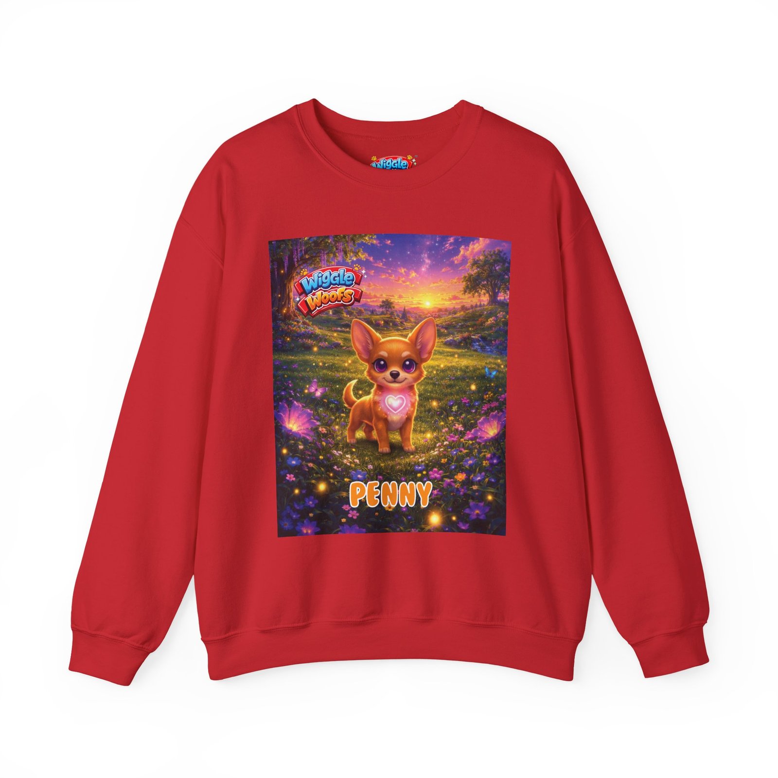 'Penny' Wiggle Woofs™ Unisex Heavy Blend™ Crewneck Sweatshirt - Image 17