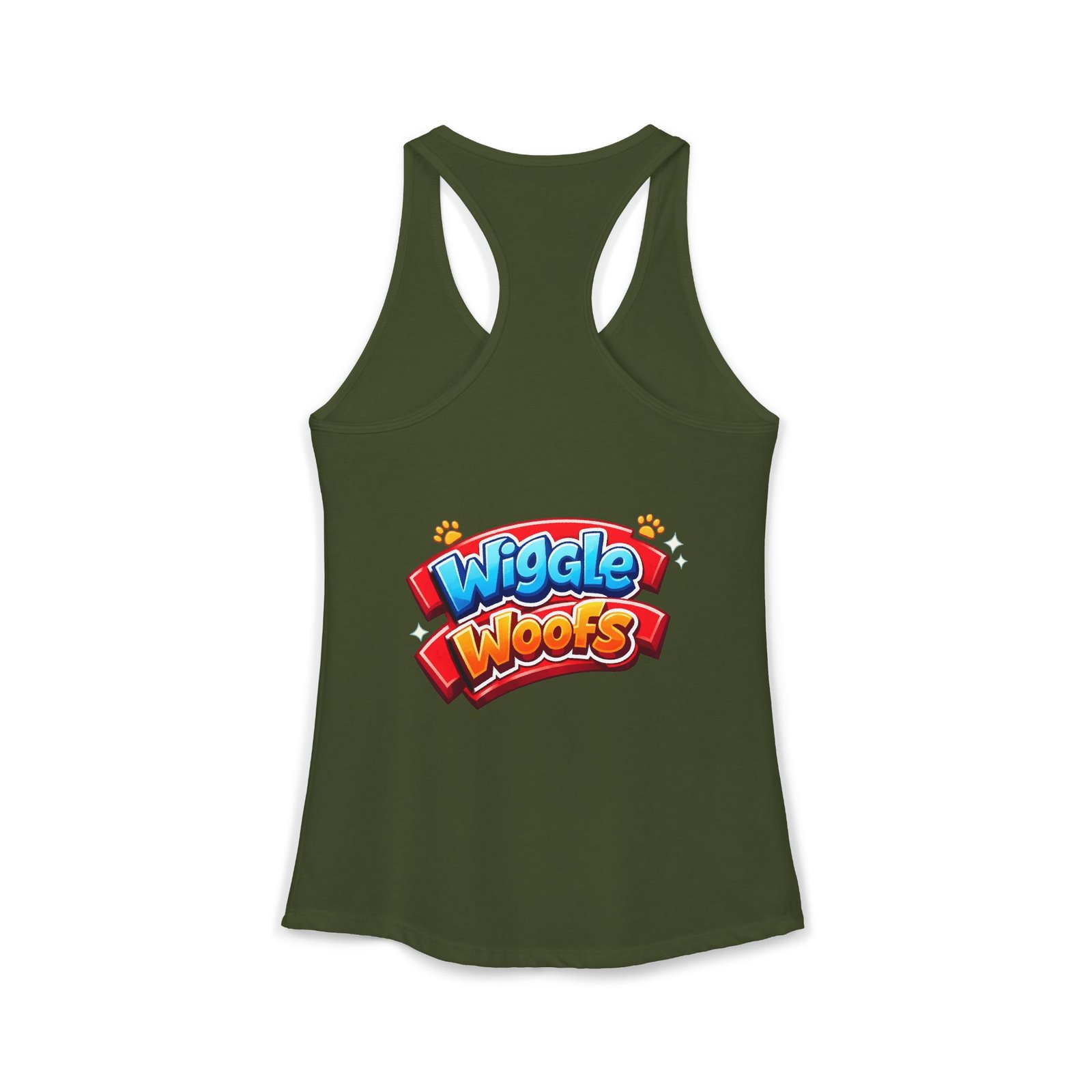 'Penny' Wiggle Woofs™ Women's Ideal Racerback Tank - Image 16