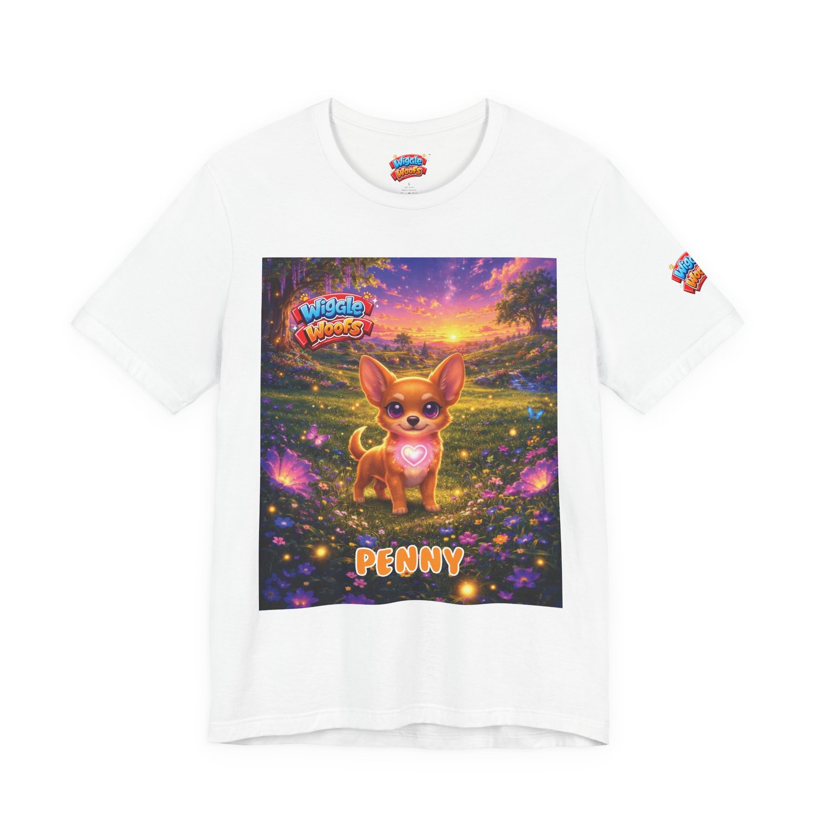 'Penny' Wiggle Woofs™ Unisex Jersey Short Sleeve Tee - Image 2