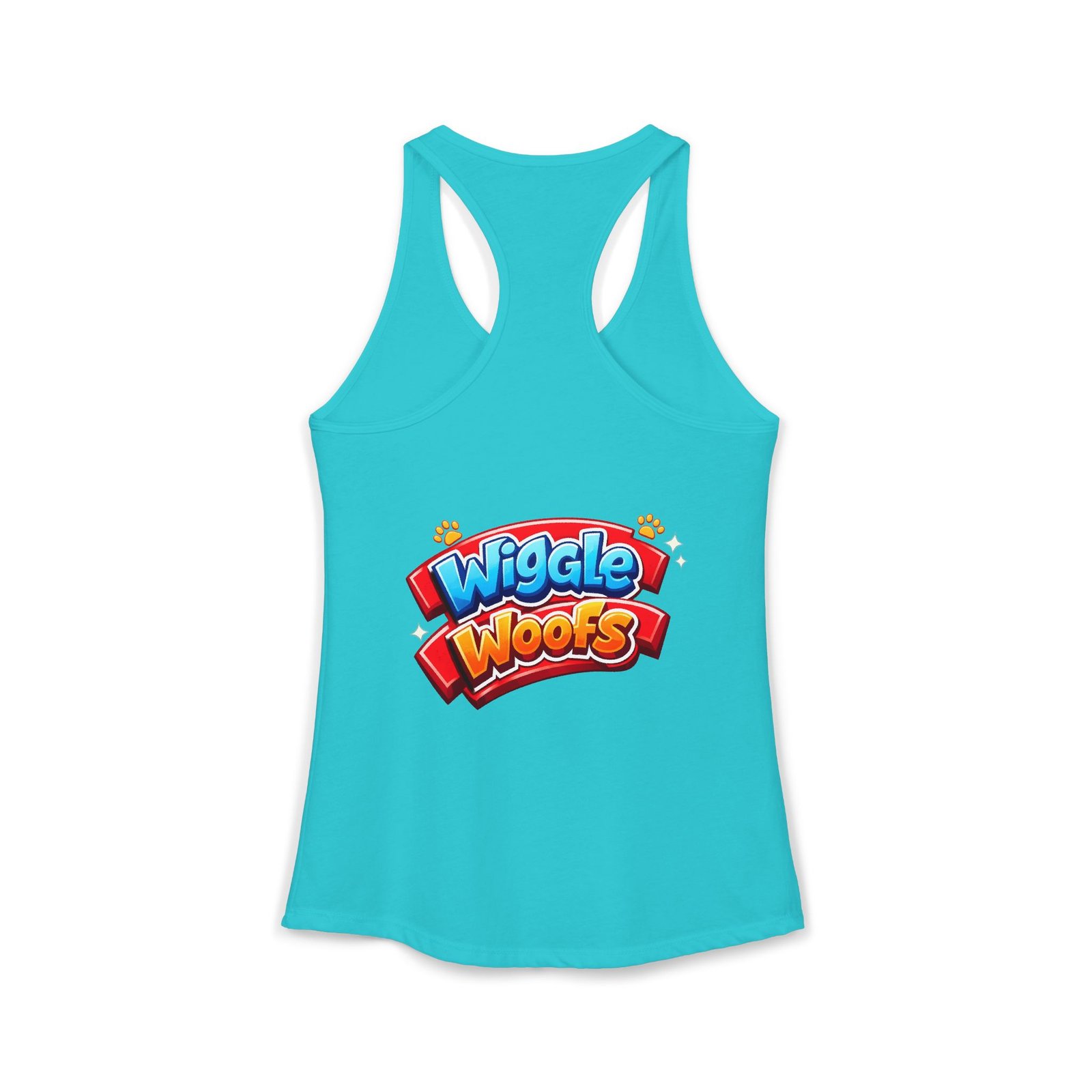 'Penny' Wiggle Woofs™ Women's Ideal Racerback Tank - Image 48