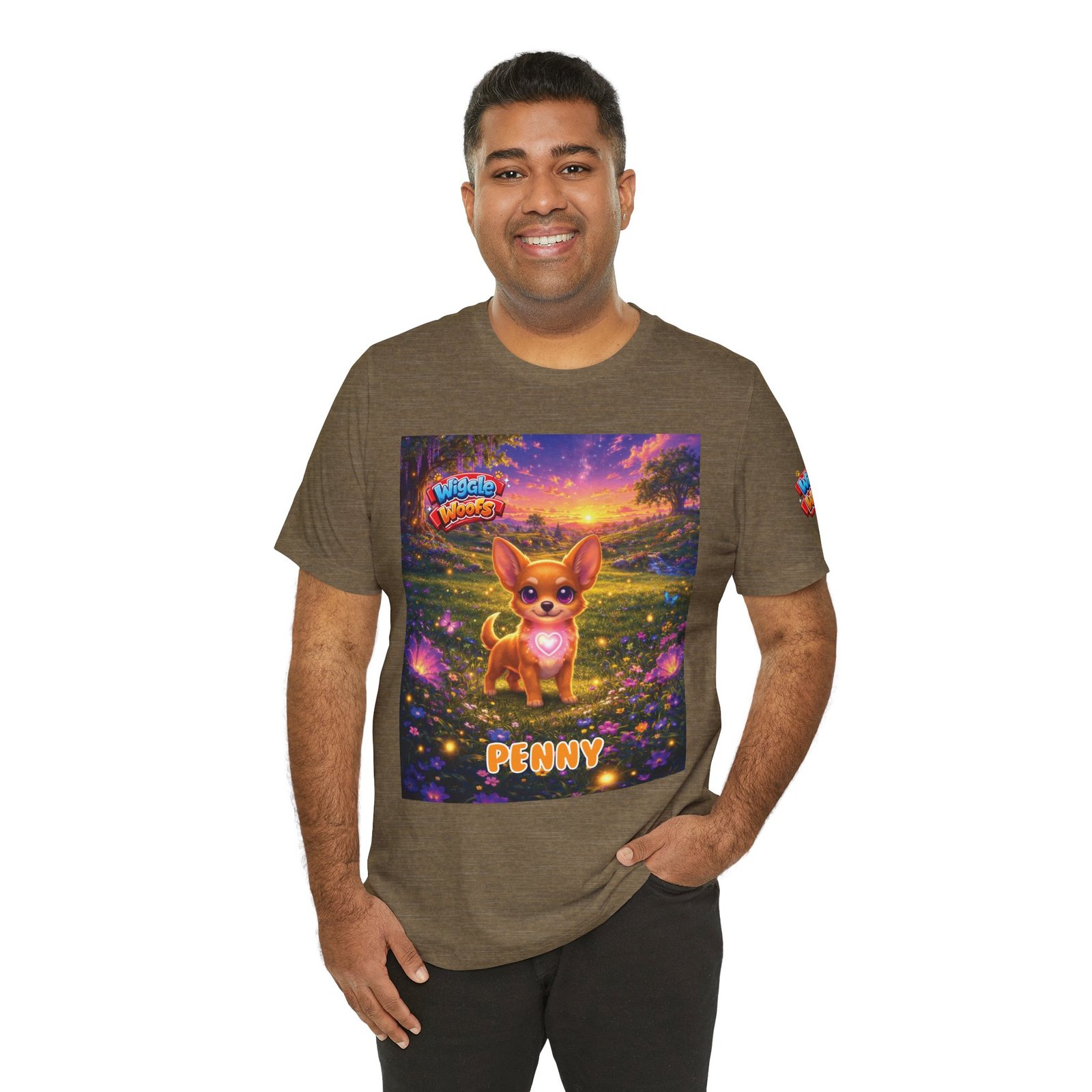 'Penny' Wiggle Woofs™ Unisex Jersey Short Sleeve Tee - Image 16