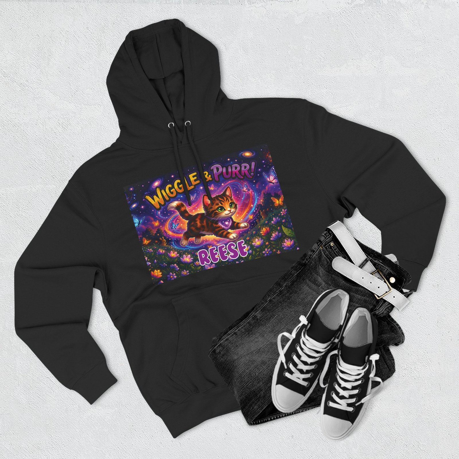 REESE Wiggle Woofs™ Three-Panel Fleece Hoodie